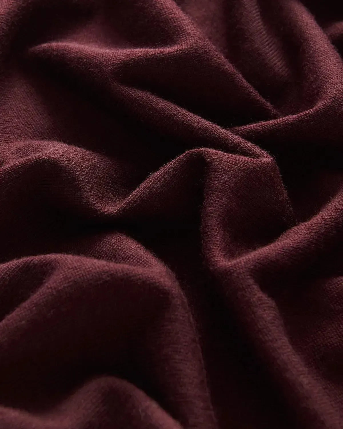RJ Merino Wool Roll Neck BURGUNDY-MALFORD OF LONDON SAVILE ROW MENSWEAR OUTLET