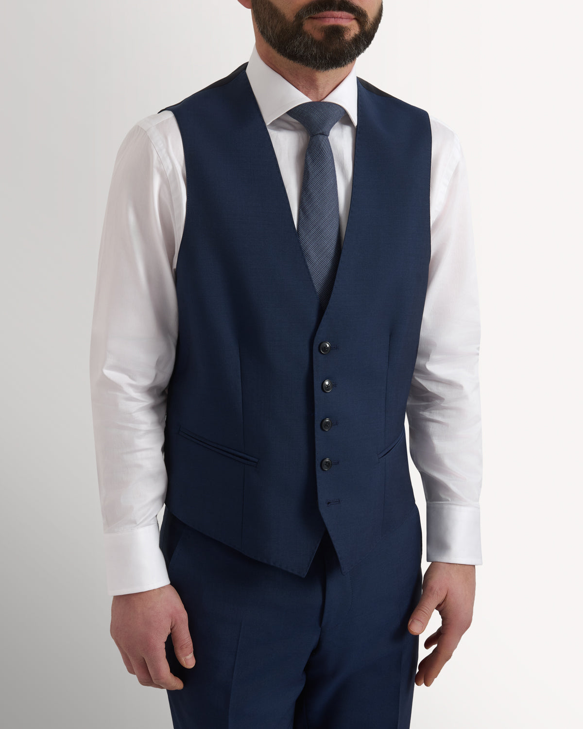 Richard James London Archer Wool Mohair SB Waistcoat – Savile Row Menswear Outlet | Malford of London