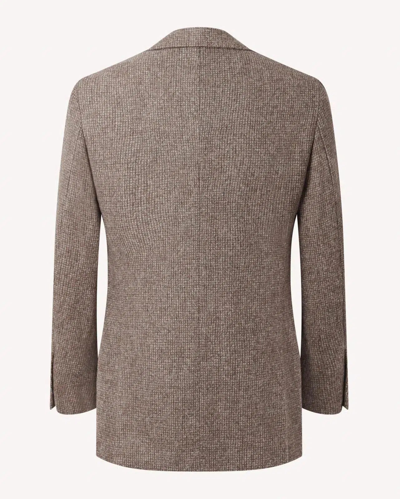 Richard James 3 Button Alpaca Textured Weave Jacket Brown-MALFORD OF LONDON SAVILE ROW MENSWEAR OUTLET