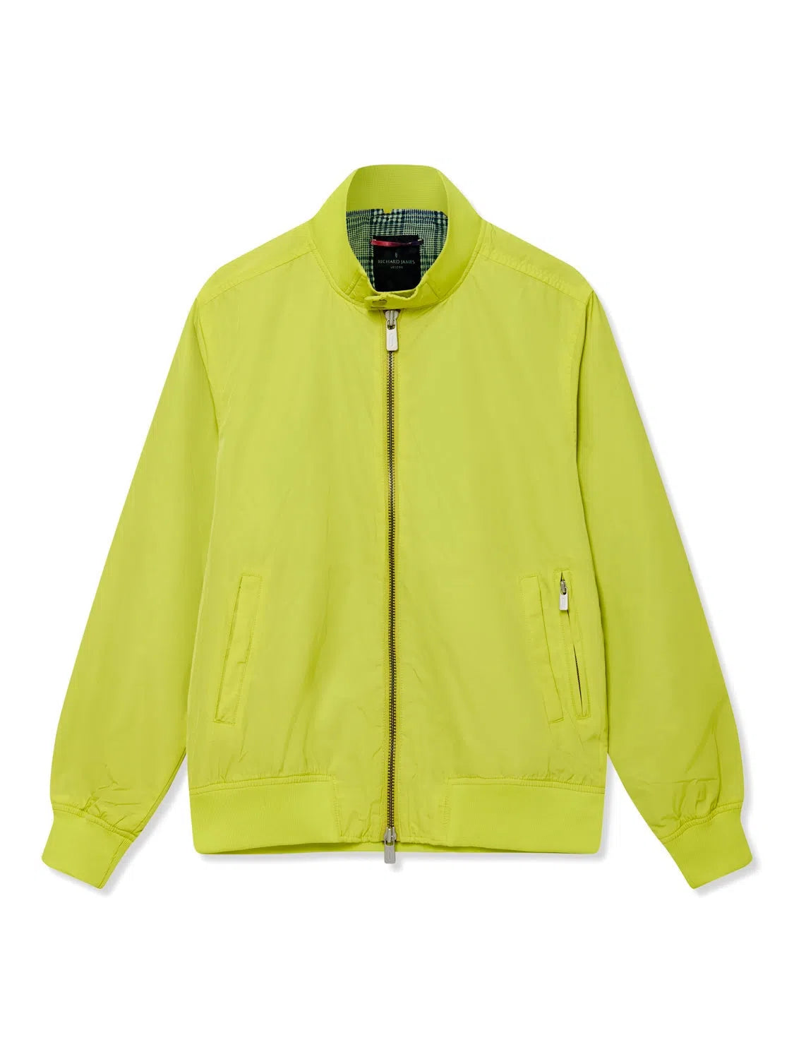 Richard James Bomber - Bright Lime-MALFORD OF LONDON SAVILE ROW MENSWEAR OUTLET