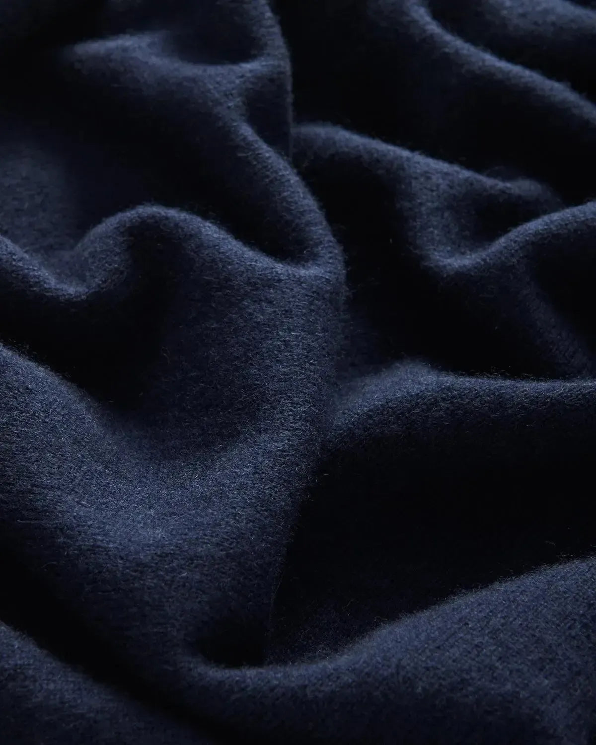 Richard James Cashmere Mix Crew Neck Navy-MALFORD OF LONDON SAVILE ROW MENSWEAR OUTLET