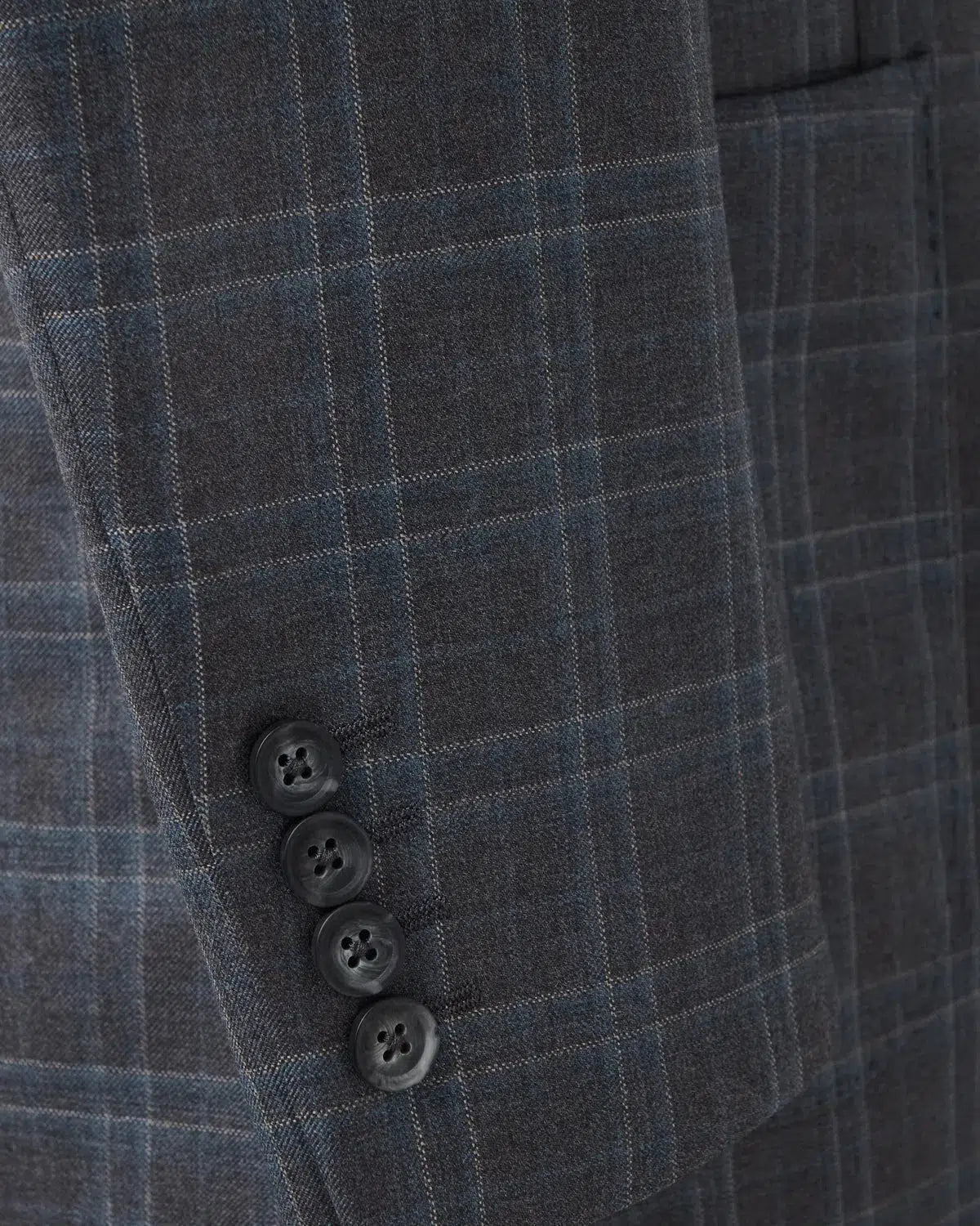 Richard James Check Jacket Charcoal-MALFORD OF LONDON SAVILE ROW MENSWEAR OUTLET