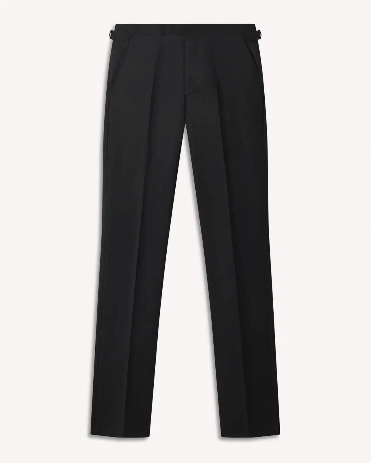 Richard James Classic SB1 Barathea Dinner Suit Black-MALFORD OF LONDON SAVILE ROW MENSWEAR OUTLET