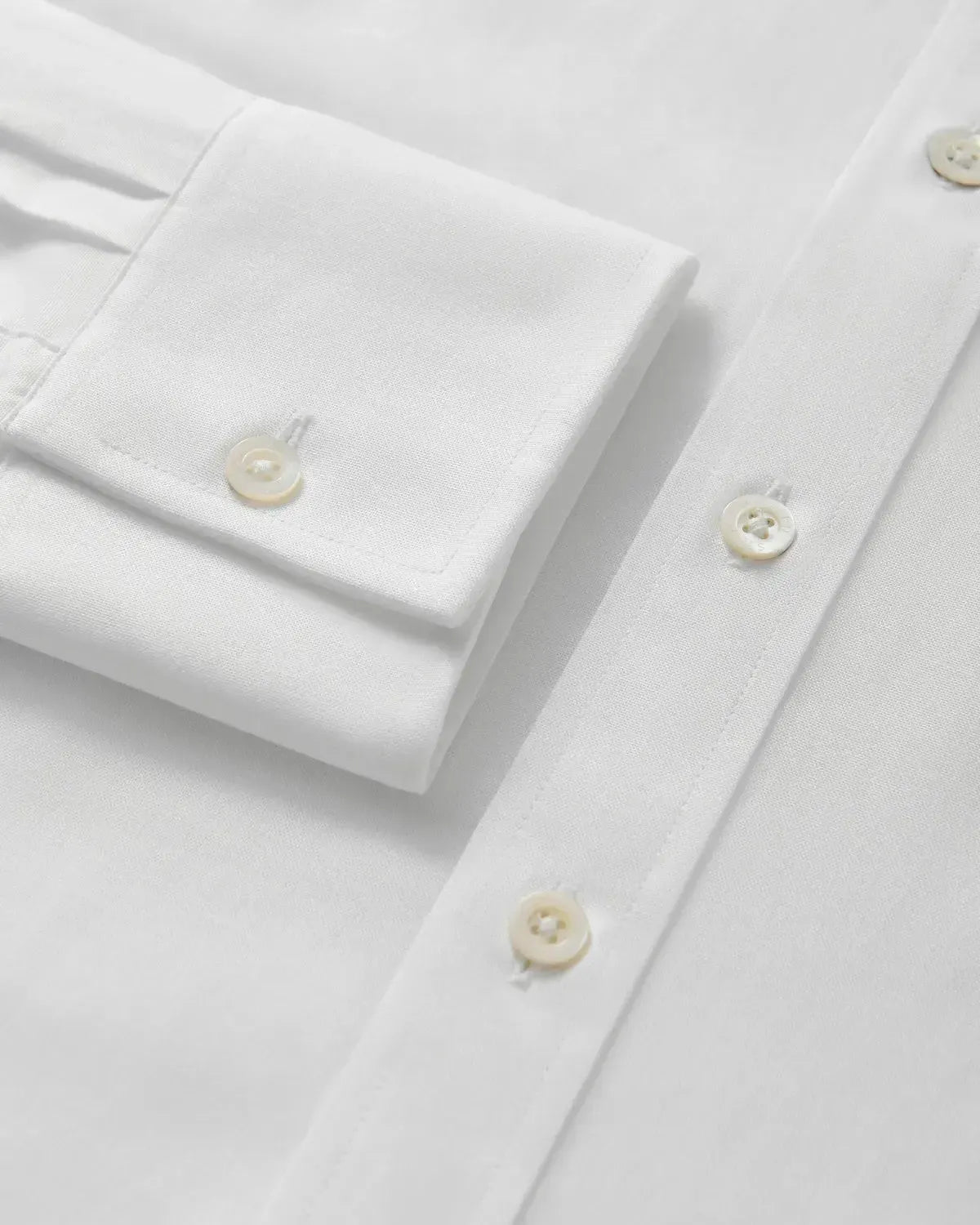 Richard James Classic White Poplin Shirt-MALFORD OF LONDON SAVILE ROW MENSWEAR OUTLET