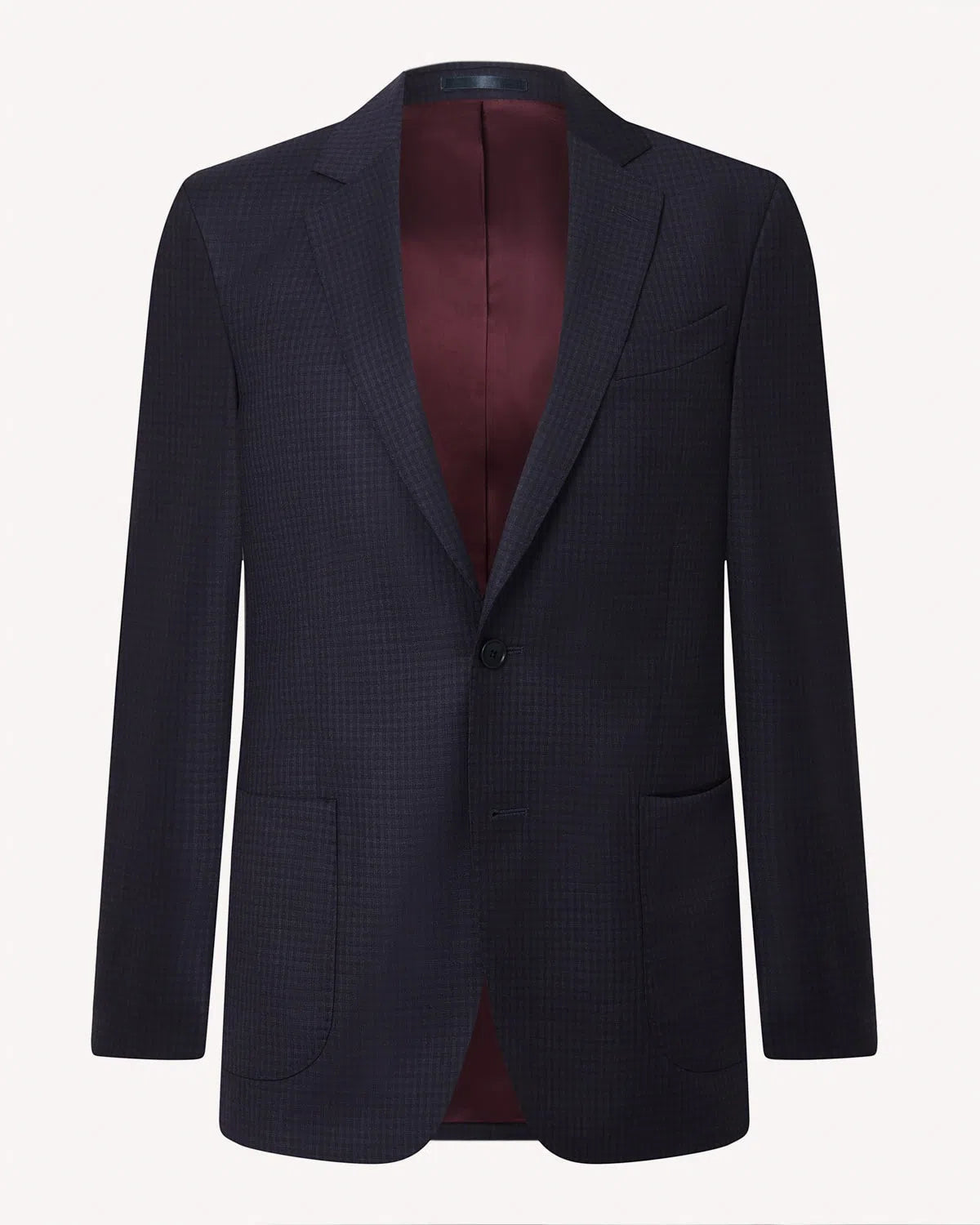 Richard James Club Check Jacket Navy Blue-MALFORD OF LONDON SAVILE ROW MENSWEAR OUTLET