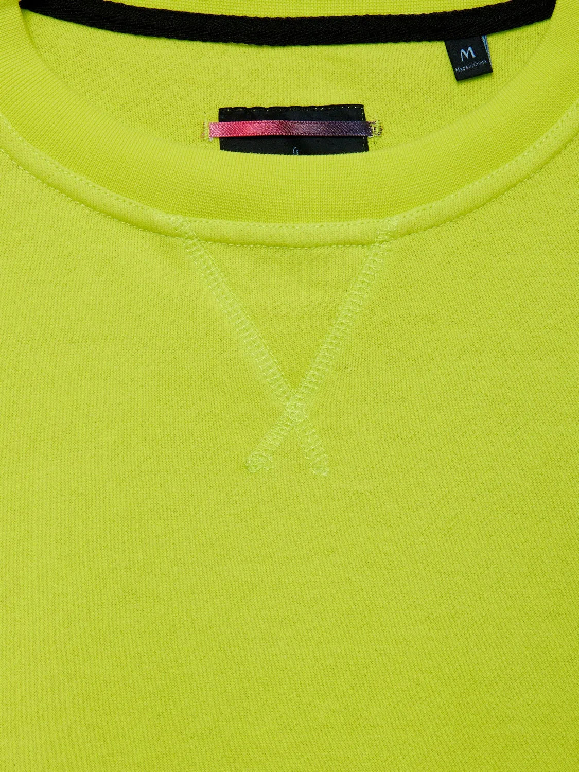 Richard James Crew Neck Sweatshirt Bright Lime-MALFORD OF LONDON SAVILE ROW MENSWEAR OUTLET