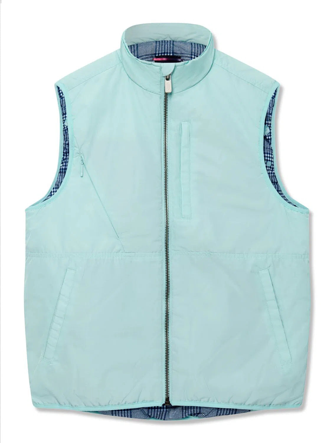 Richard James Gilet Vest - Aqua-MALFORD OF LONDON SAVILE ROW MENSWEAR OUTLET