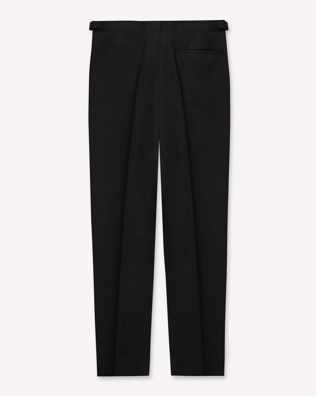 Richard James Hyde Fine Twill Suit Trousers Black-MALFORD OF LONDON SAVILE ROW MENSWEAR OUTLET