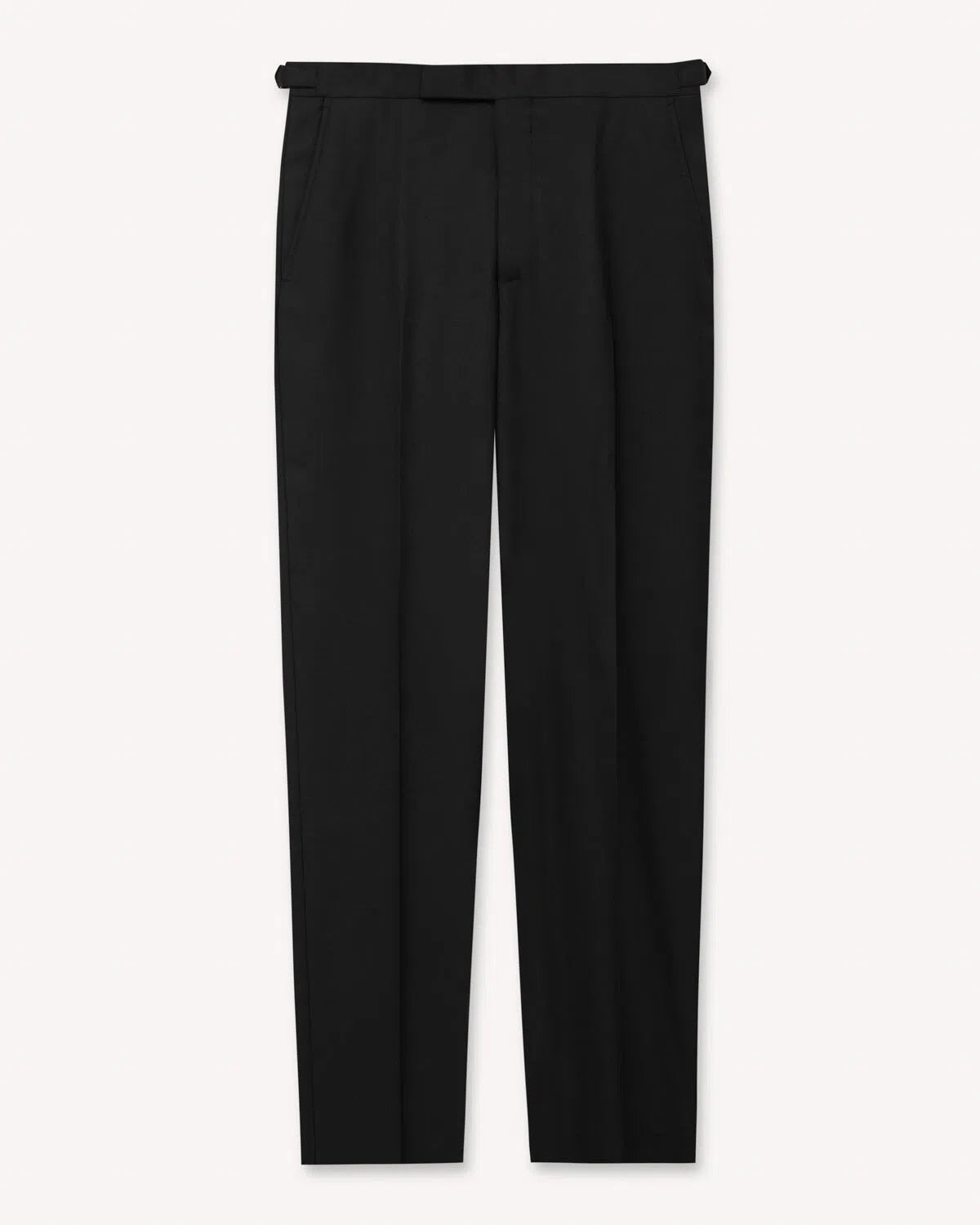 Richard James Hyde Fine Twill Suit Trousers Black-MALFORD OF LONDON SAVILE ROW MENSWEAR OUTLET