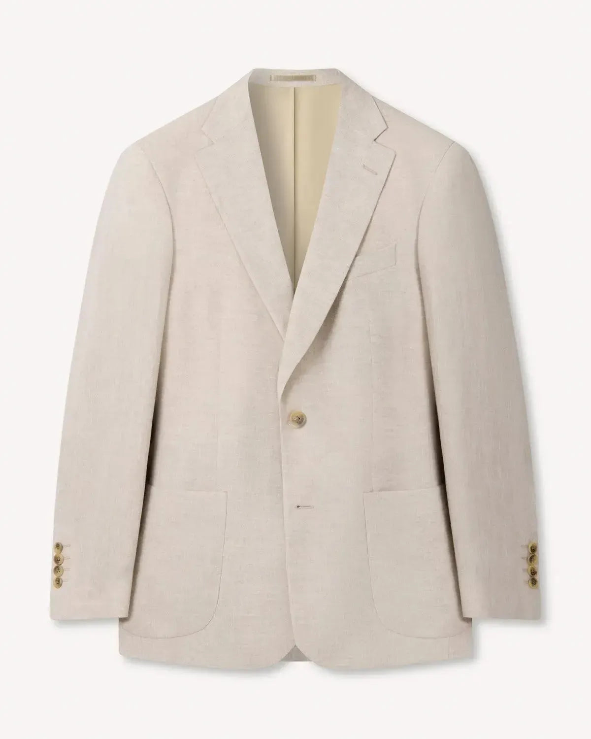 Richard James Linen Jacket Sand-MALFORD OF LONDON SAVILE ROW MENSWEAR OUTLET