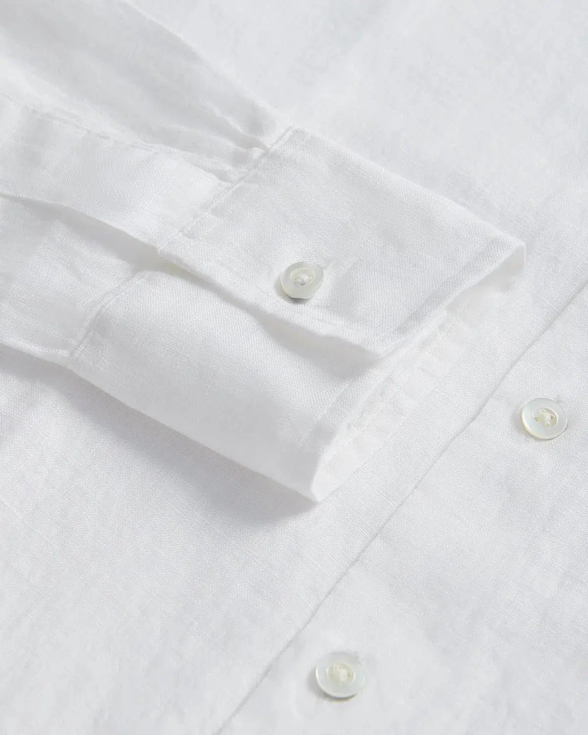 Richard James Linen Shirt White-MALFORD OF LONDON SAVILE ROW MENSWEAR OUTLET