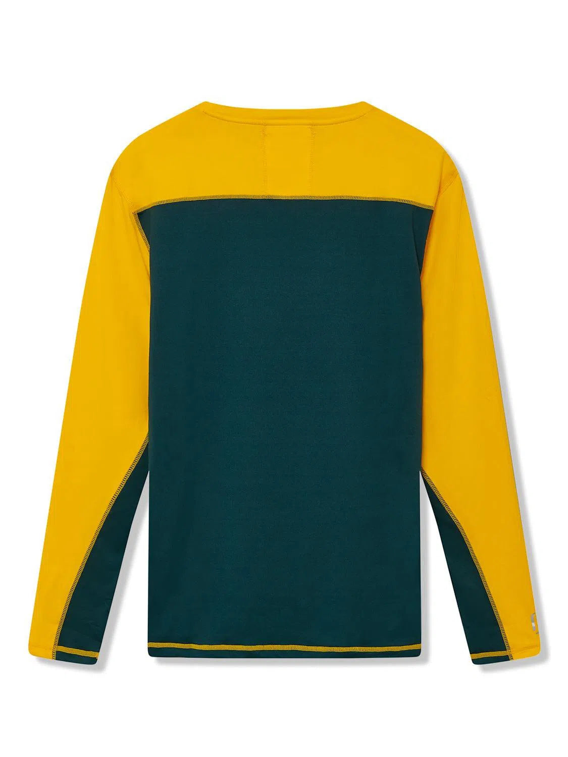 Richard James Long Sleeve Active Tee Egg Yolk/Arctic-MALFORD OF LONDON SAVILE ROW MENSWEAR OUTLET