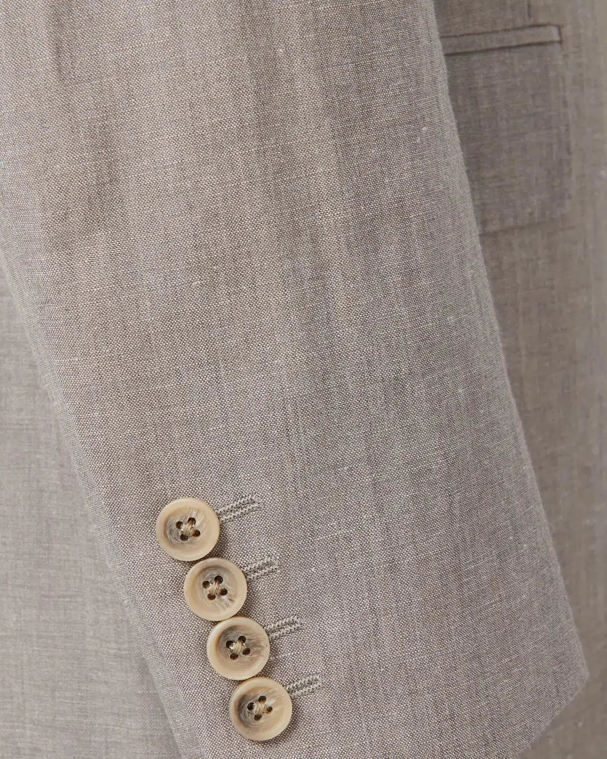 Richard James Plain Linen Suit Grey-MALFORD OF LONDON SAVILE ROW MENSWEAR OUTLET