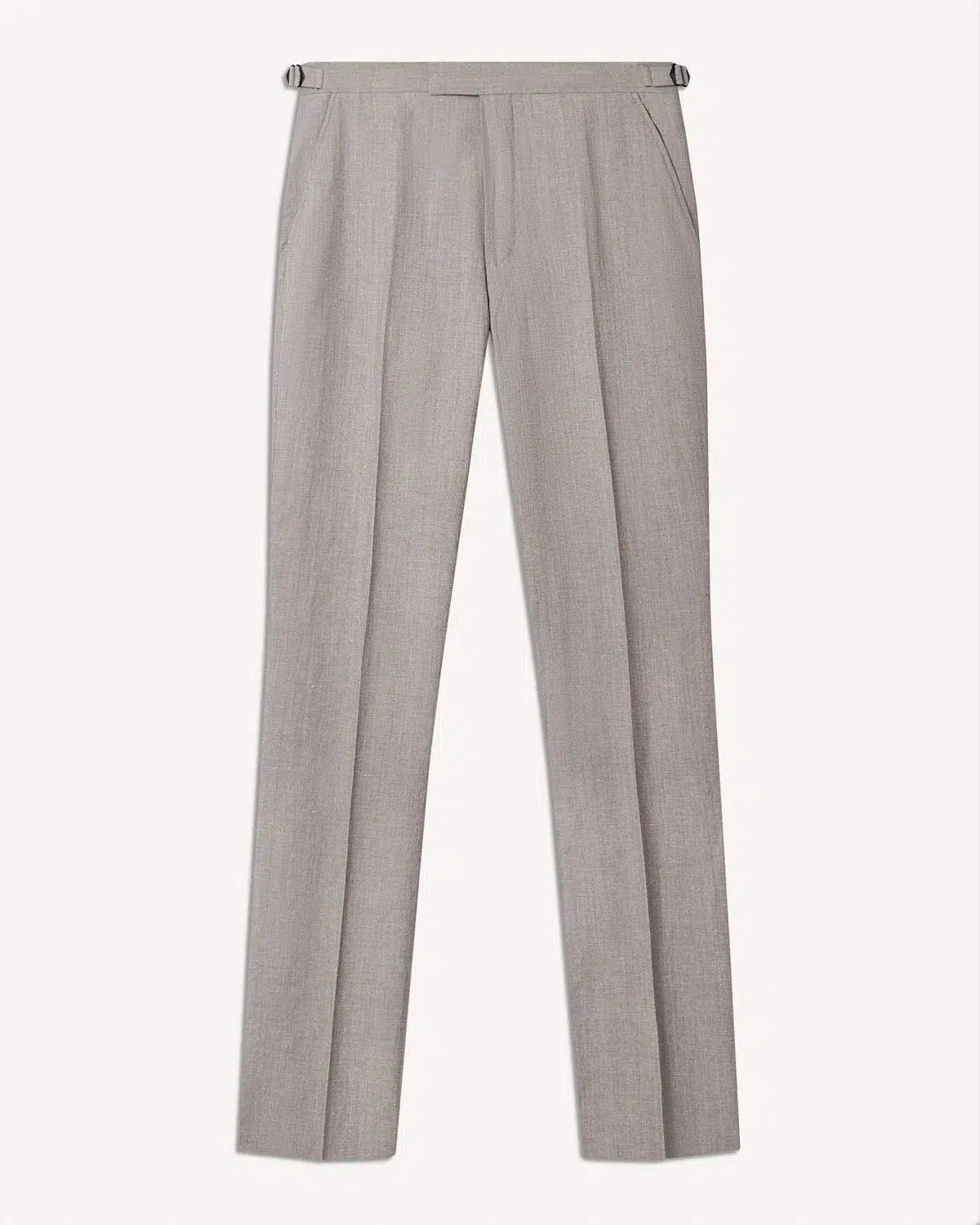 Richard James Plain Linen Suit Grey-MALFORD OF LONDON SAVILE ROW MENSWEAR OUTLET