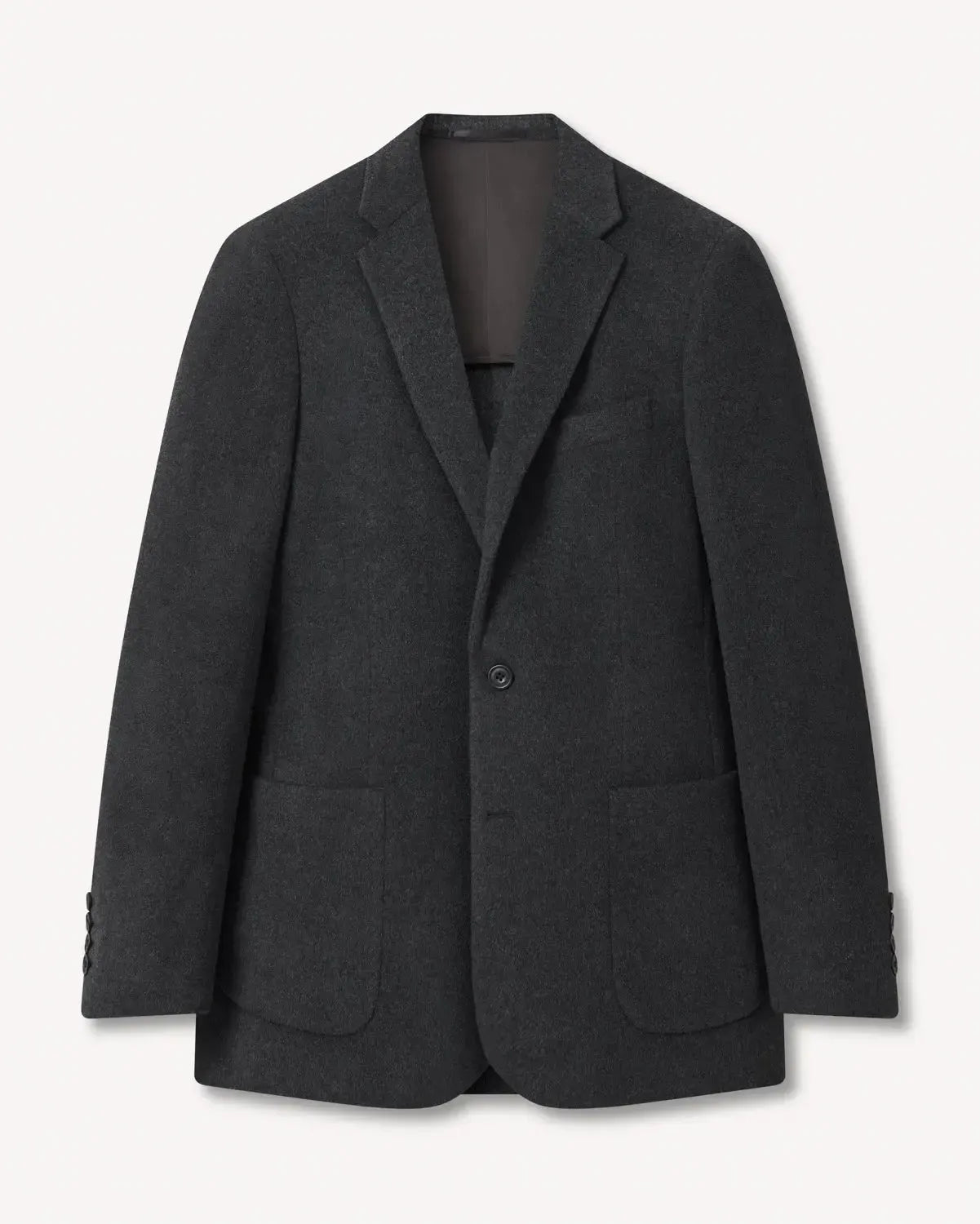 Richard James SB Wool JKT Charcoal-MALFORD OF LONDON SAVILE ROW MENSWEAR OUTLET