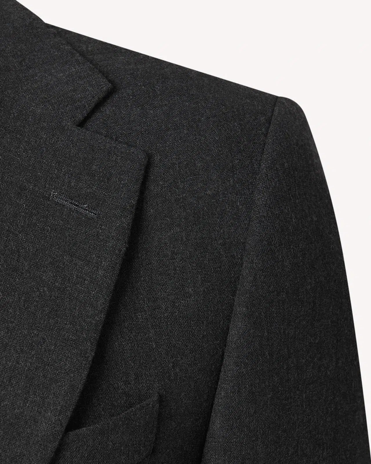 Richard James SB2 Worsted Wool Mix Travel Suit Charcoal Grey-MALFORD OF LONDON SAVILE ROW MENSWEAR OUTLET