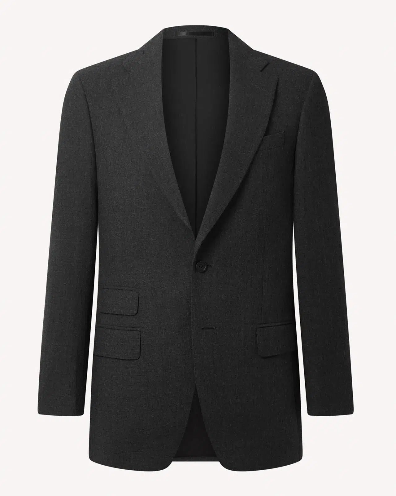 Richard James SB2 Worsted Wool Mix Travel Suit Charcoal Grey-MALFORD OF LONDON SAVILE ROW MENSWEAR OUTLET