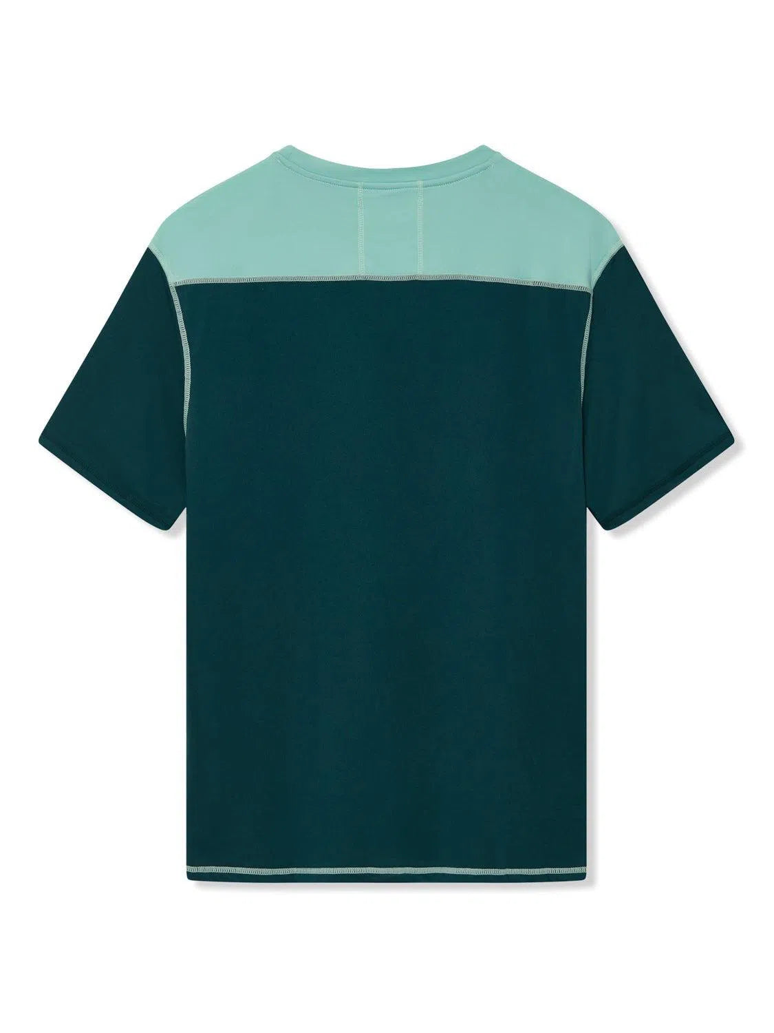 Richard James S/S Active Tee Aqua/Arctic Blue-MALFORD OF LONDON SAVILE ROW MENSWEAR OUTLET