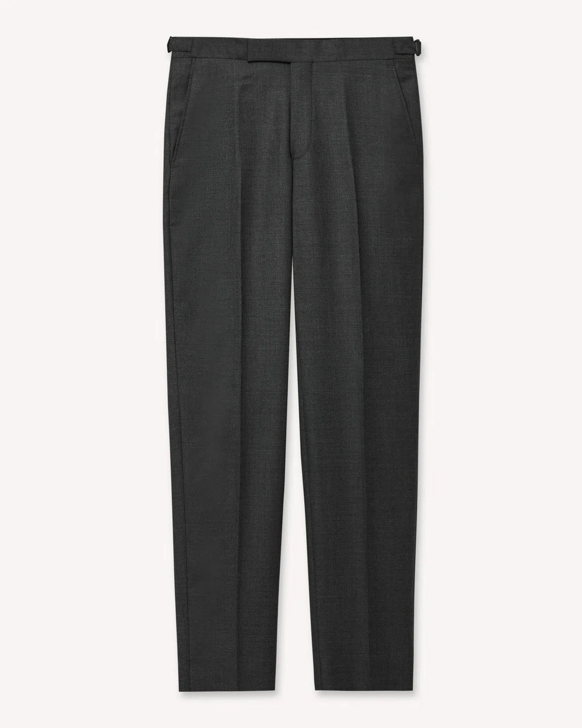 Richard James Sharkskin Wool Suit Trousers Grey-MALFORD OF LONDON SAVILE ROW MENSWEAR OUTLET