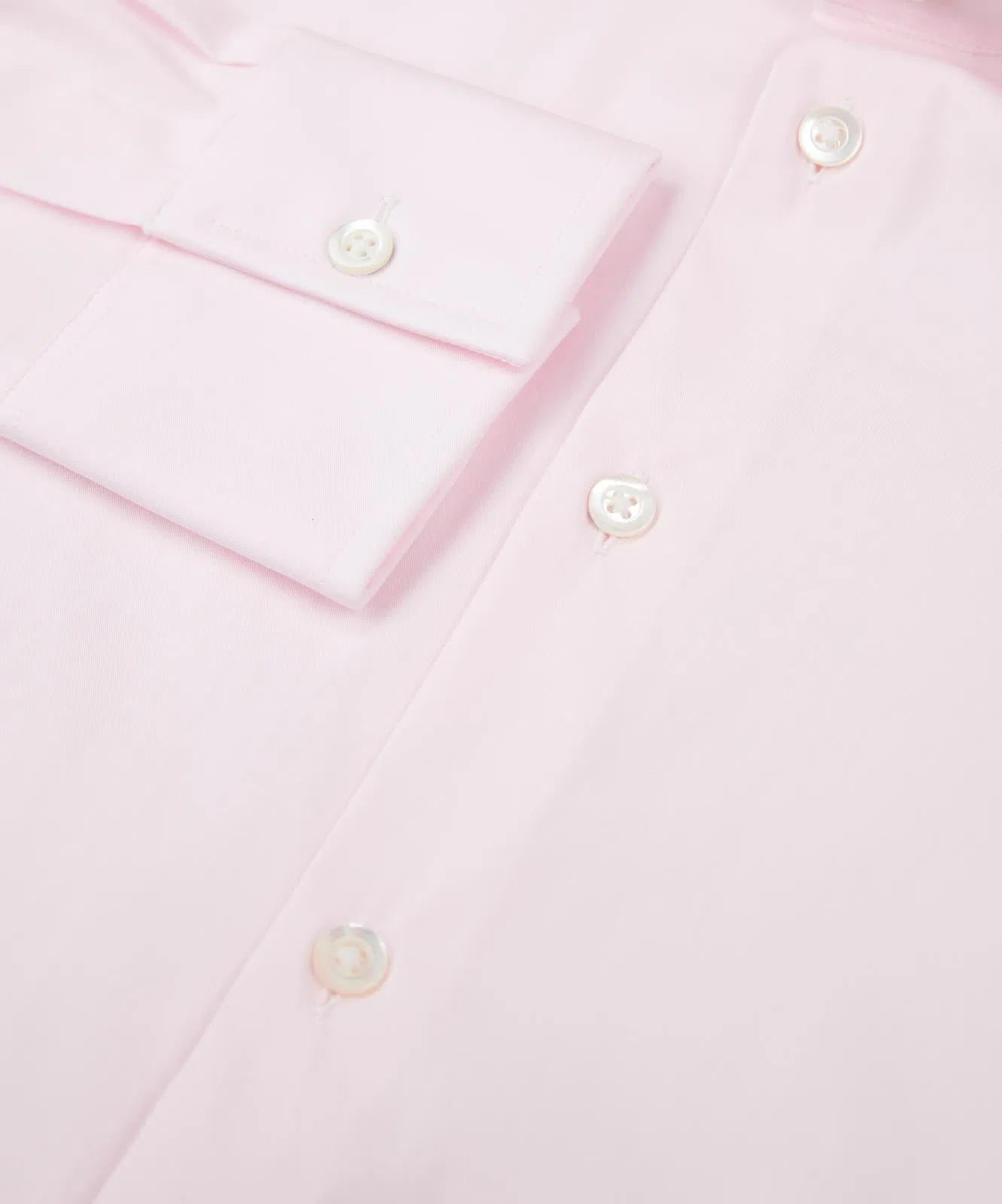 Richard James Tailored Fit Plain Shirt Pink-MALFORD OF LONDON SAVILE ROW MENSWEAR OUTLET