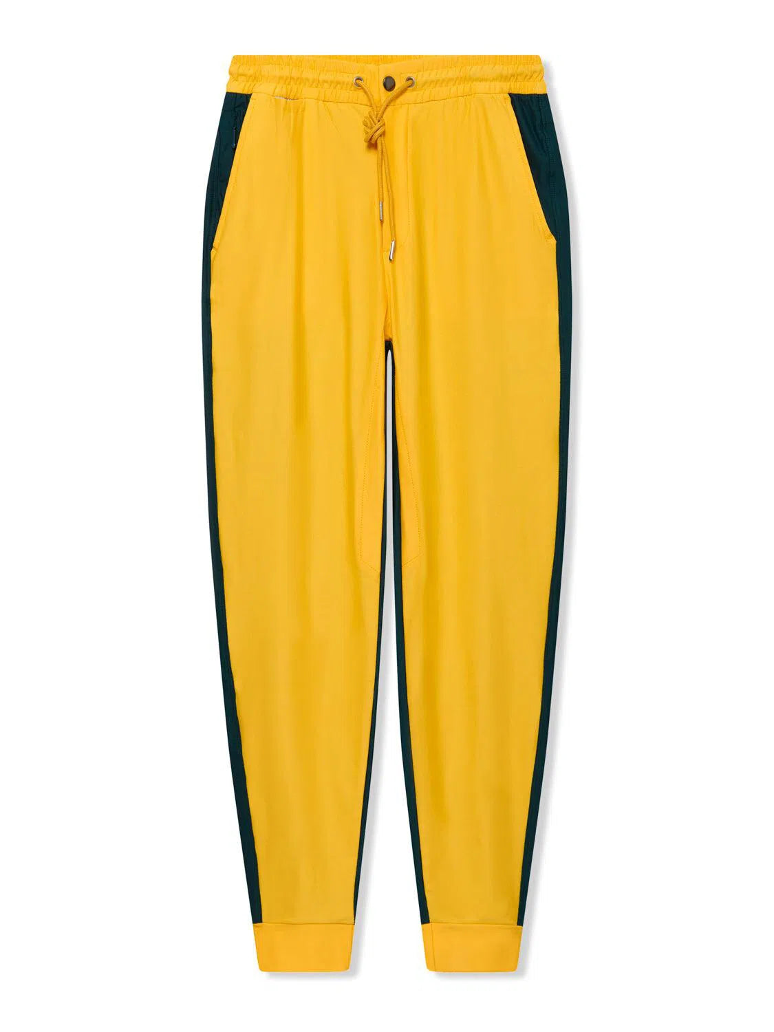 Richard James Tailored Trackpant- Egg Yolk/Arctic Blue-MALFORD OF LONDON SAVILE ROW MENSWEAR OUTLET