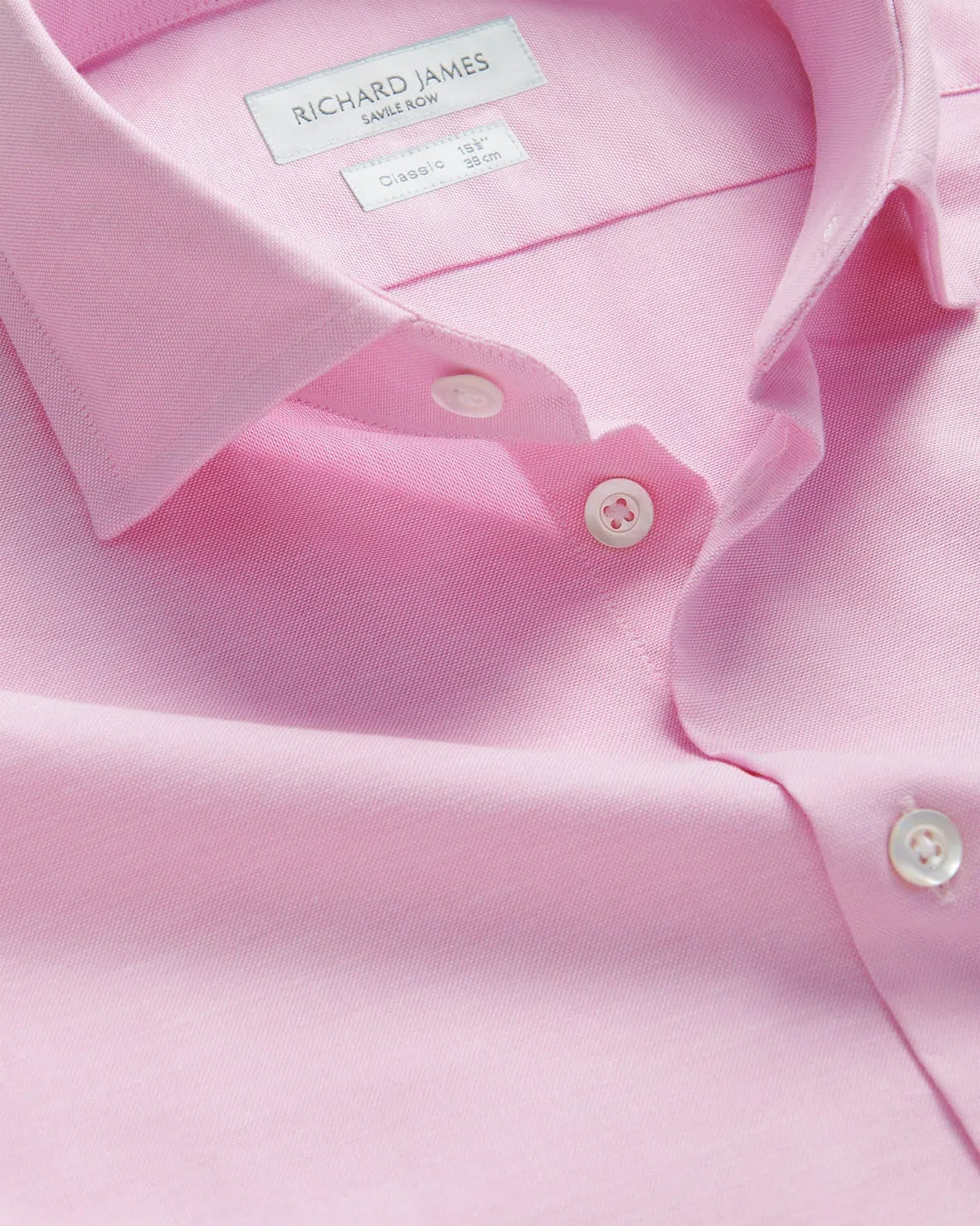 Richard James Textured Shirt Pink-MALFORD OF LONDON SAVILE ROW MENSWEAR OUTLET