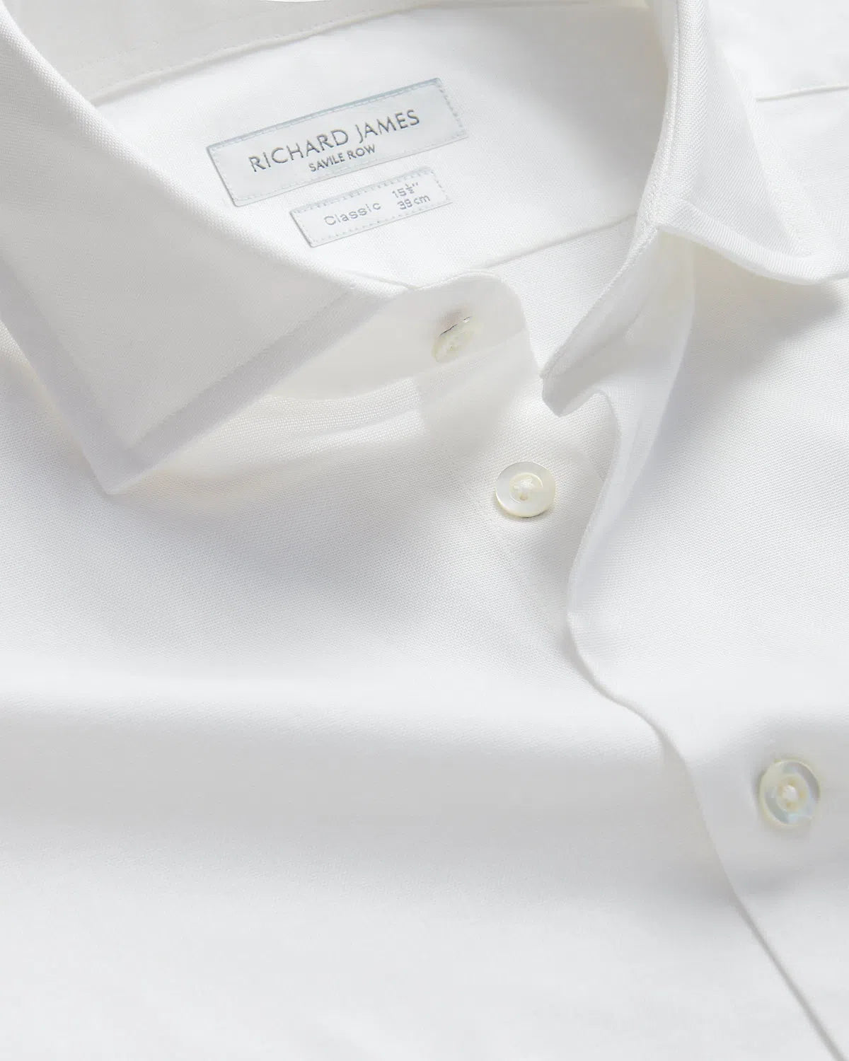 Richard James Textured Shirt White-MALFORD OF LONDON SAVILE ROW MENSWEAR OUTLET