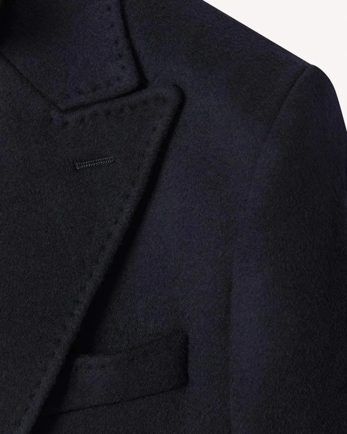 Richard James Wool Cashmere Overcoat & Lining - Navy-MALFORD OF LONDON SAVILE ROW MENSWEAR OUTLET