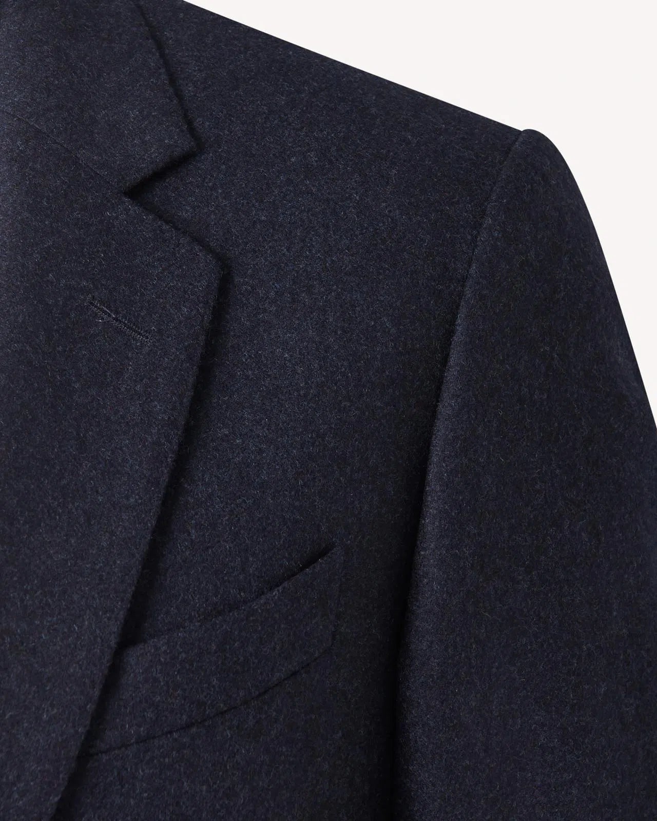 SB1 Flannel Jacket Navy Blue-MALFORD OF LONDON SAVILE ROW MENSWEAR OUTLET