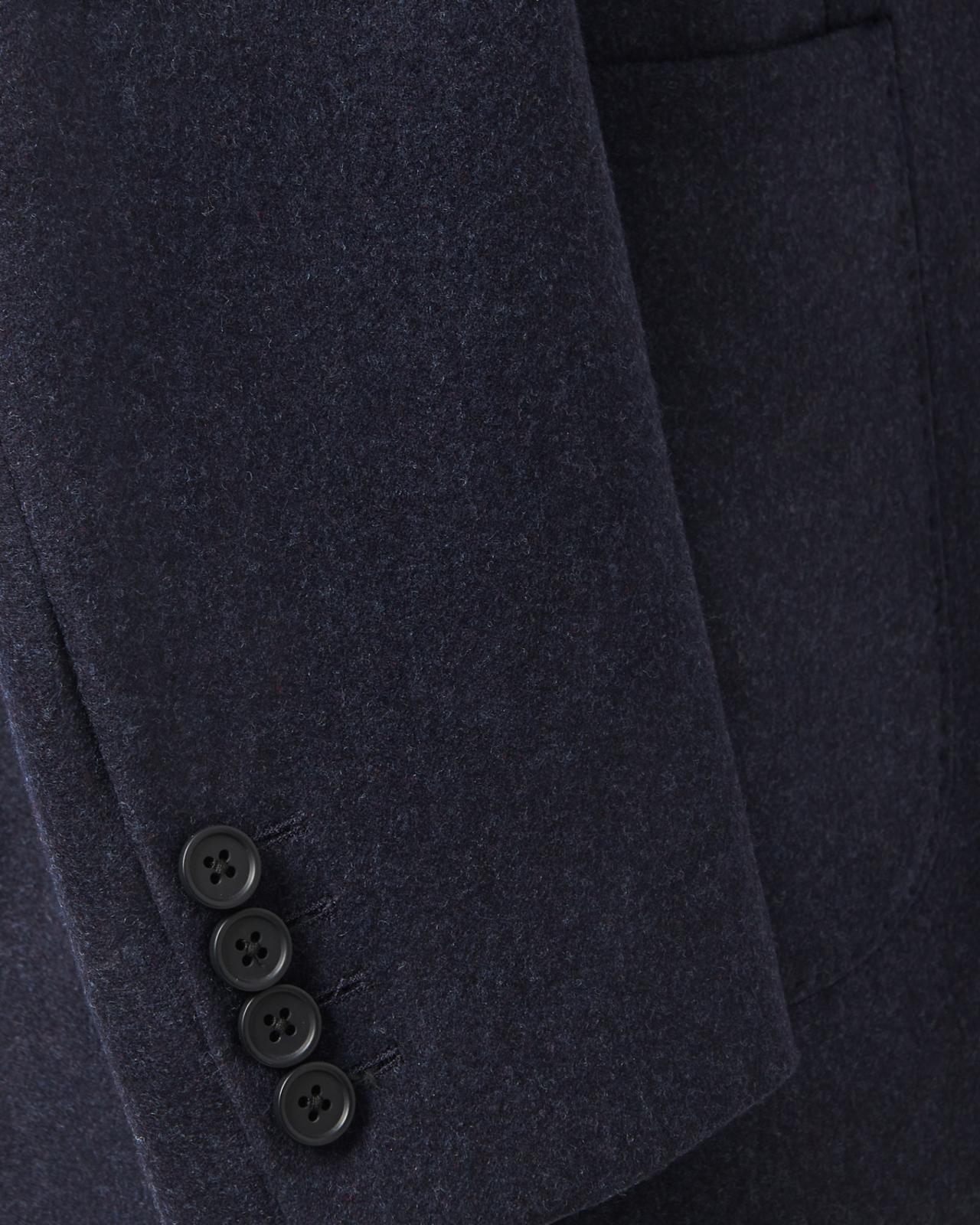 SB1 Flannel Jacket Navy Blue-MALFORD OF LONDON SAVILE ROW MENSWEAR OUTLET