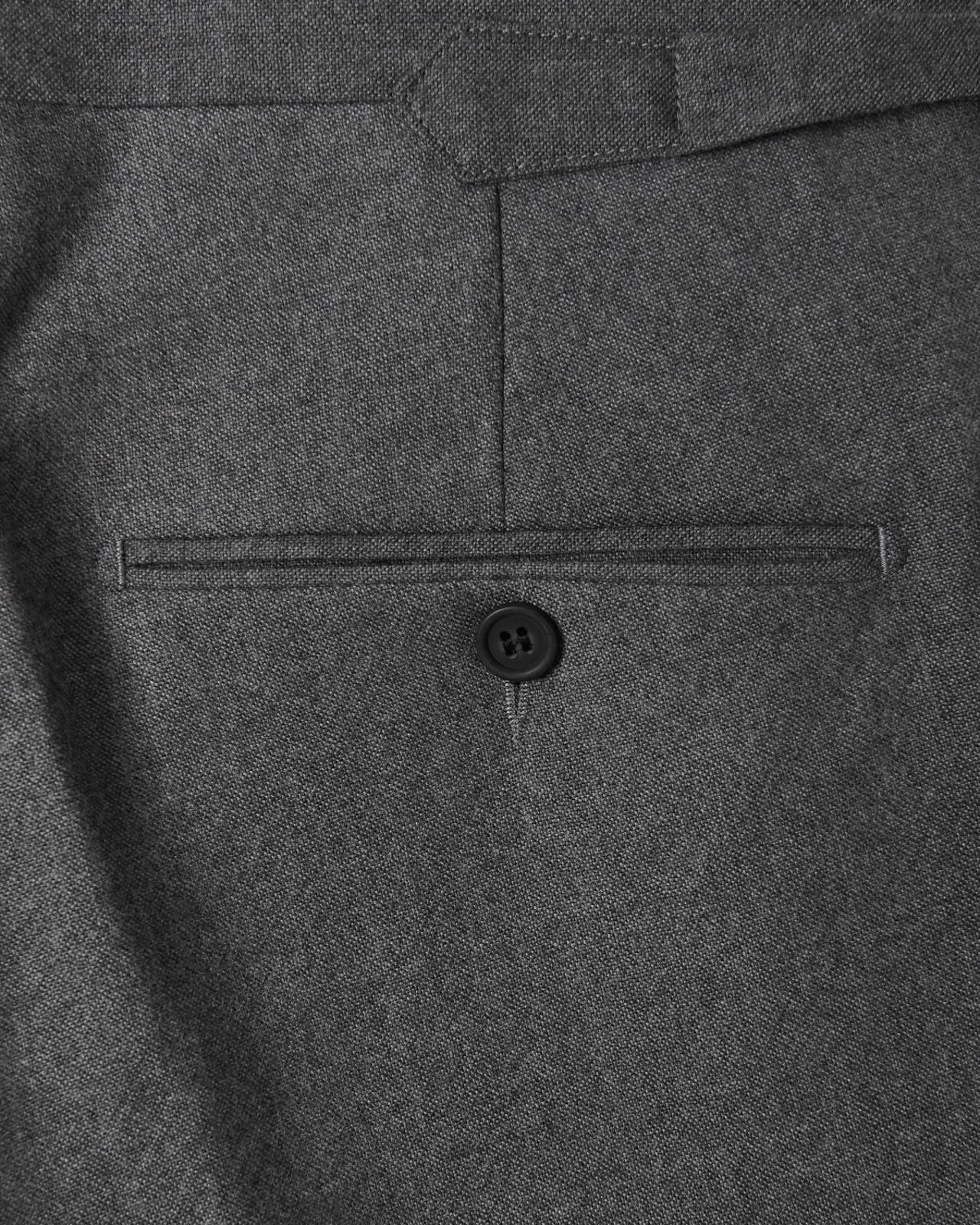 SB1 Flannel Suit Grey-MALFORD OF LONDON SAVILE ROW MENSWEAR OUTLET