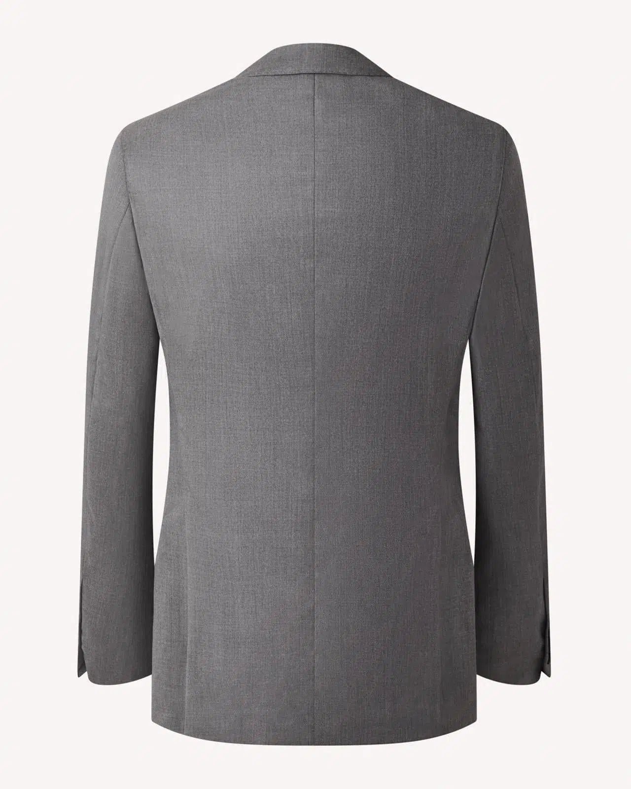 SB1 Wool Suit Light Grey-MALFORD OF LONDON SAVILE ROW MENSWEAR OUTLET