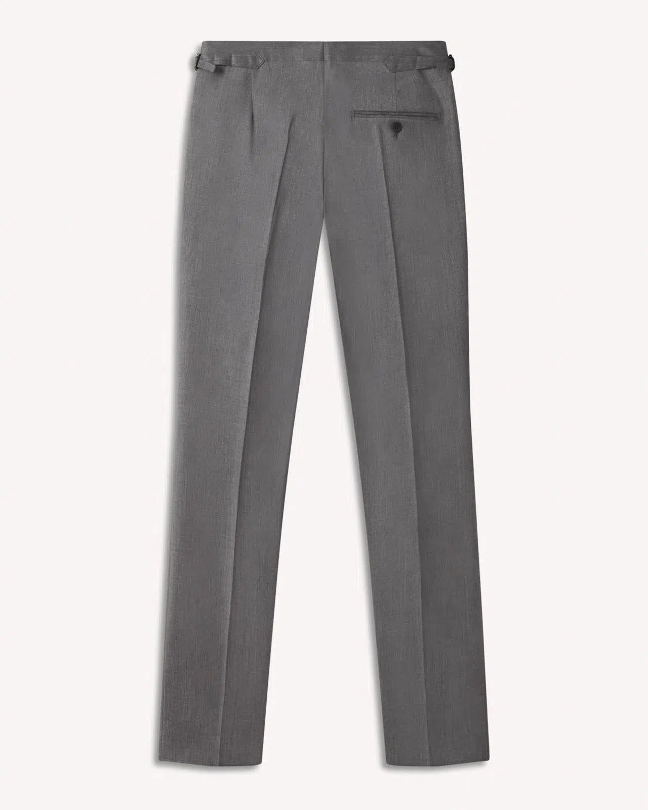 SB1 Wool Suit Light Grey-MALFORD OF LONDON SAVILE ROW MENSWEAR OUTLET