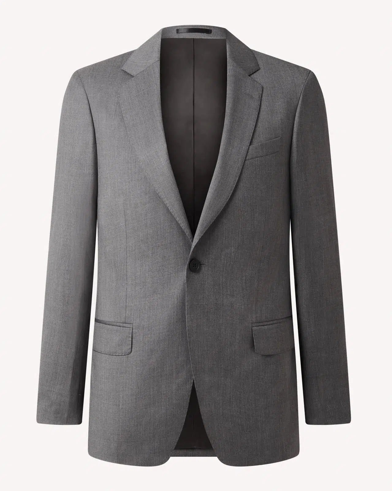 SB1 Wool Suit Light Grey-MALFORD OF LONDON SAVILE ROW MENSWEAR OUTLET