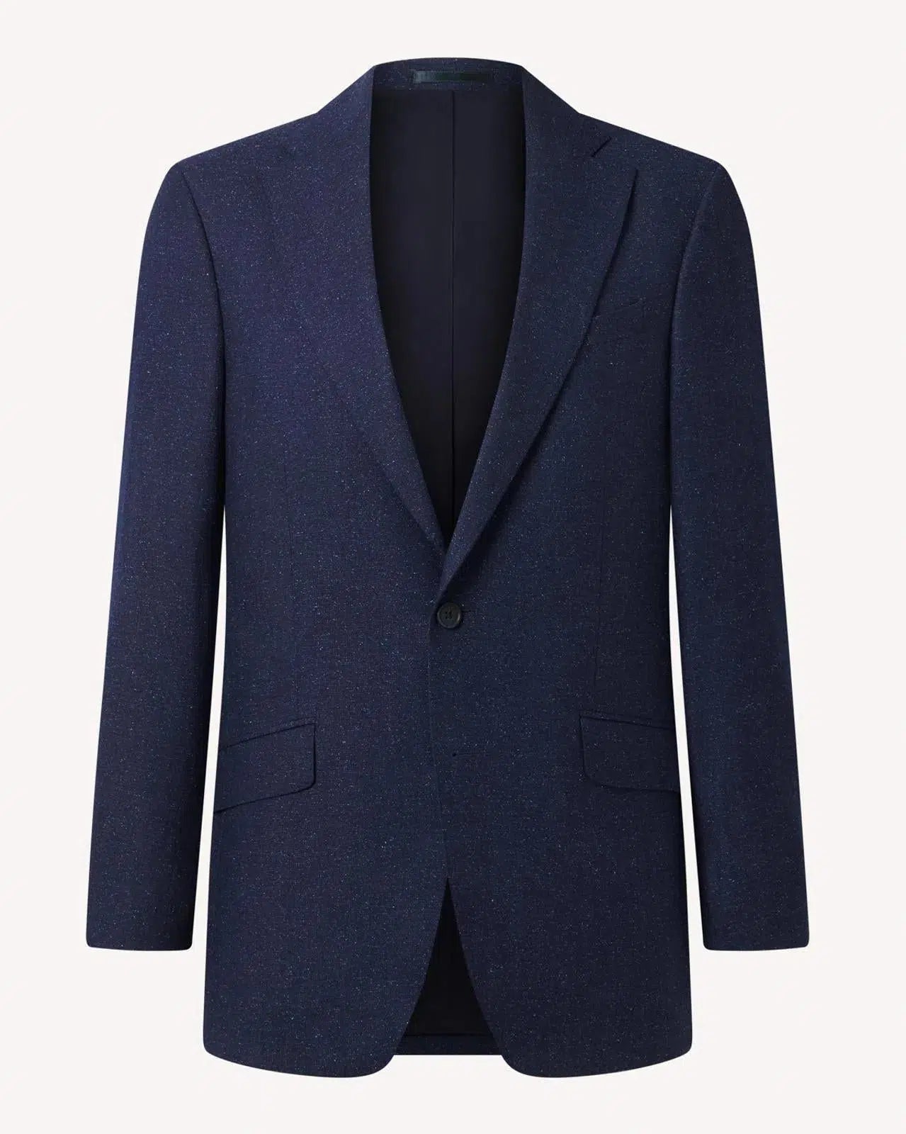 SB2 Single Breasted Cashmere Mix Suit Blue Flec-MALFORD OF LONDON SAVILE ROW MENSWEAR OUTLET