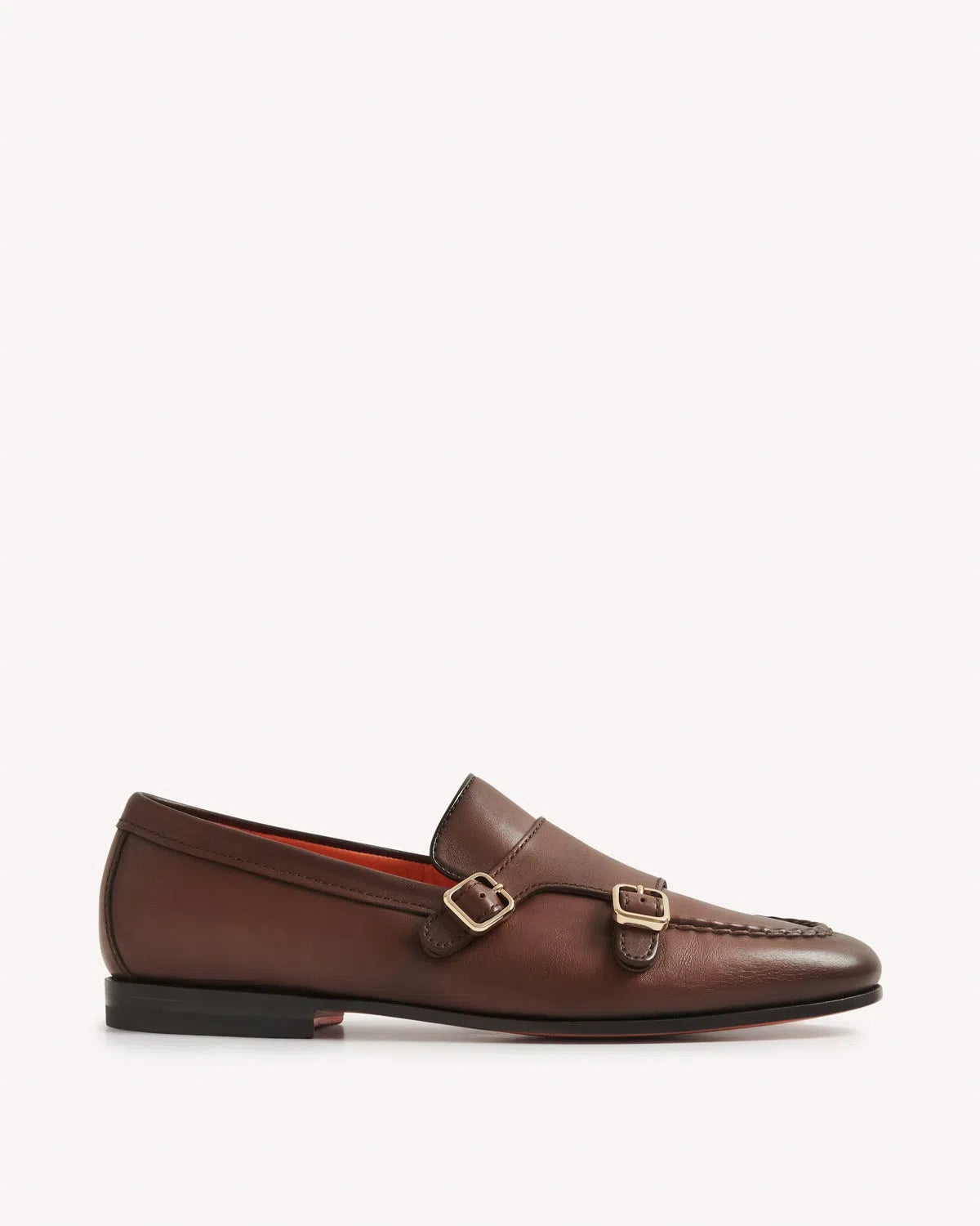 Santoni Carlos Monk Loafer Tan-MALFORD OF LONDON SAVILE ROW MENSWEAR OUTLET