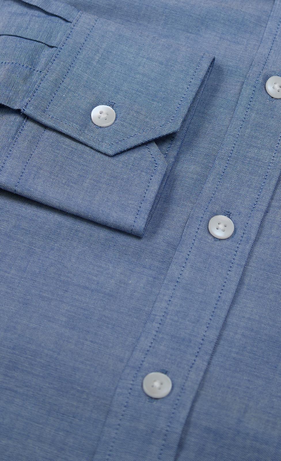 Simon Carter Tailored Fit Plain Shirt Blue