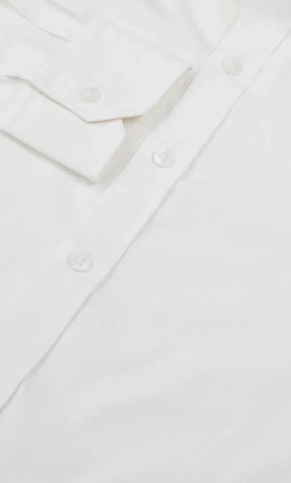 Simon Carter Tailored Fit Plain Shirt Ivory-MALFORD OF LONDON SAVILE ROW MENSWEAR OUTLET