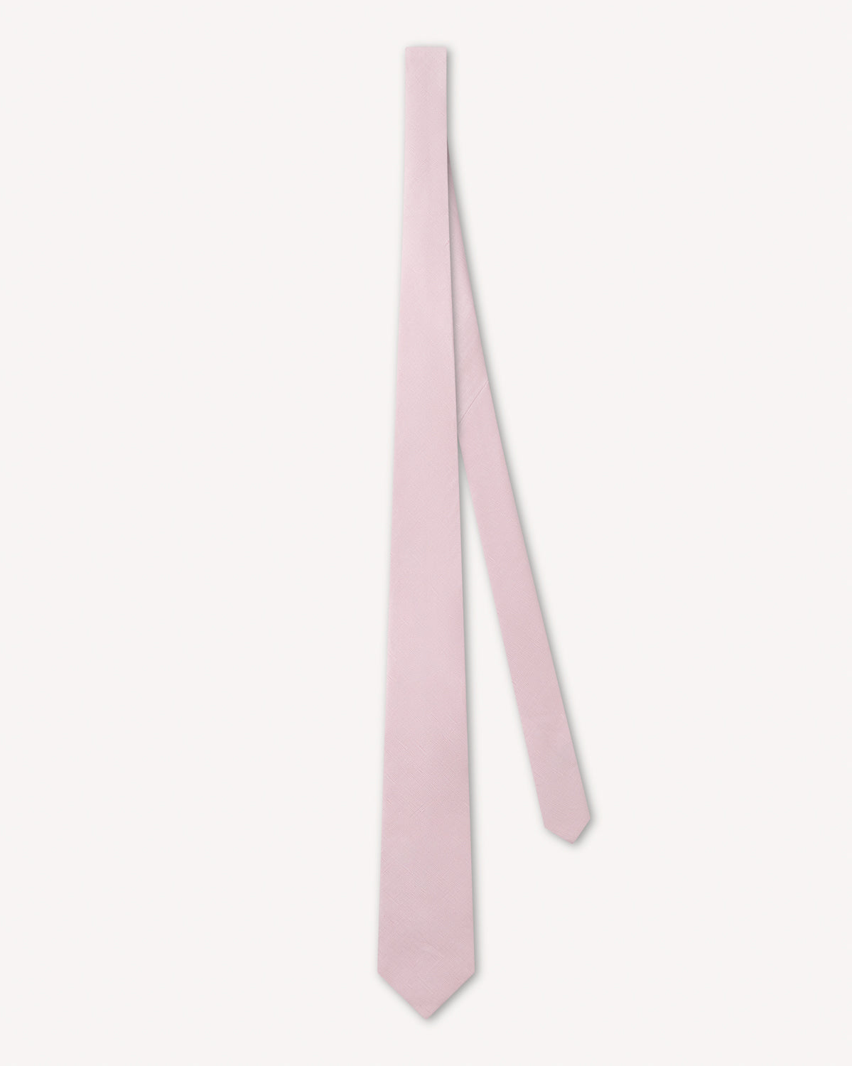 Richard James London Soho Linen Silk Tie Pink