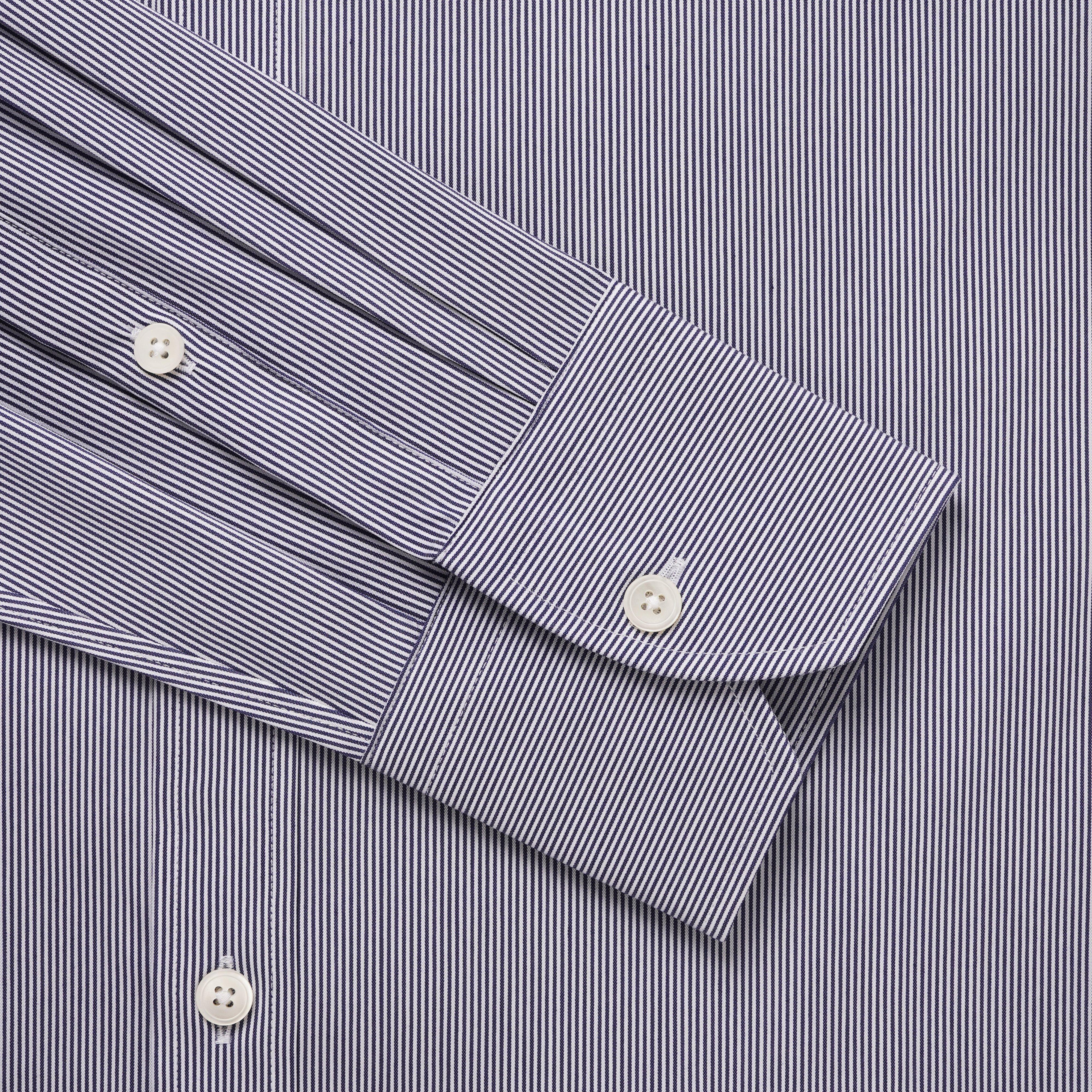 Thomas Pink Athletic Fit Formal Fancy Fine Stripe Shirt-MALFORD OF LONDON SAVILE ROW MENSWEAR OUTLET