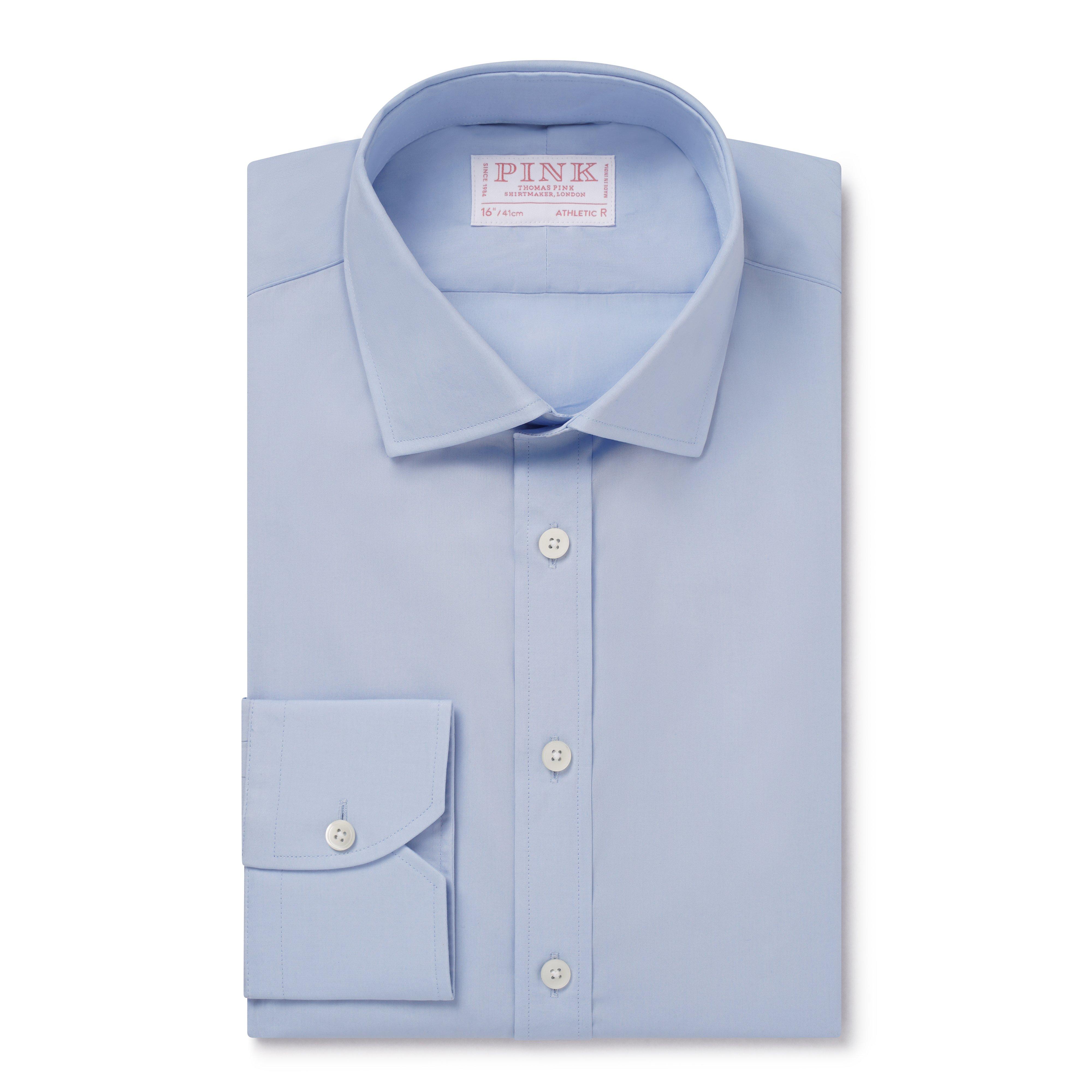 Thomas Pink Athletic Fit Formal Stretch Shirt-MALFORD OF LONDON SAVILE ROW MENSWEAR OUTLET