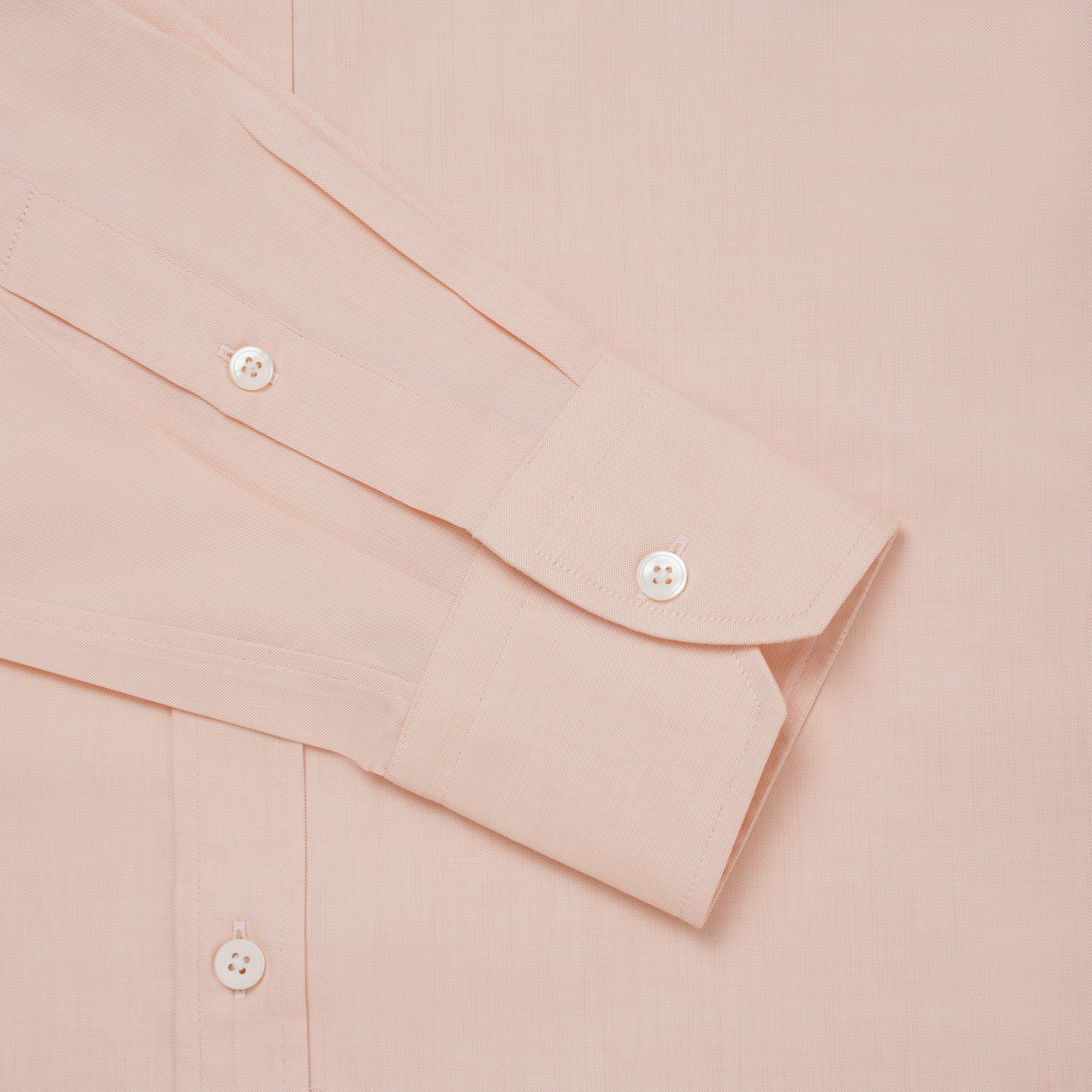 Thomas Pink Classic Fit Formal Cambridge Cotton Shirt Pale Orange/White-MALFORD OF LONDON SAVILE ROW MENSWEAR OUTLET