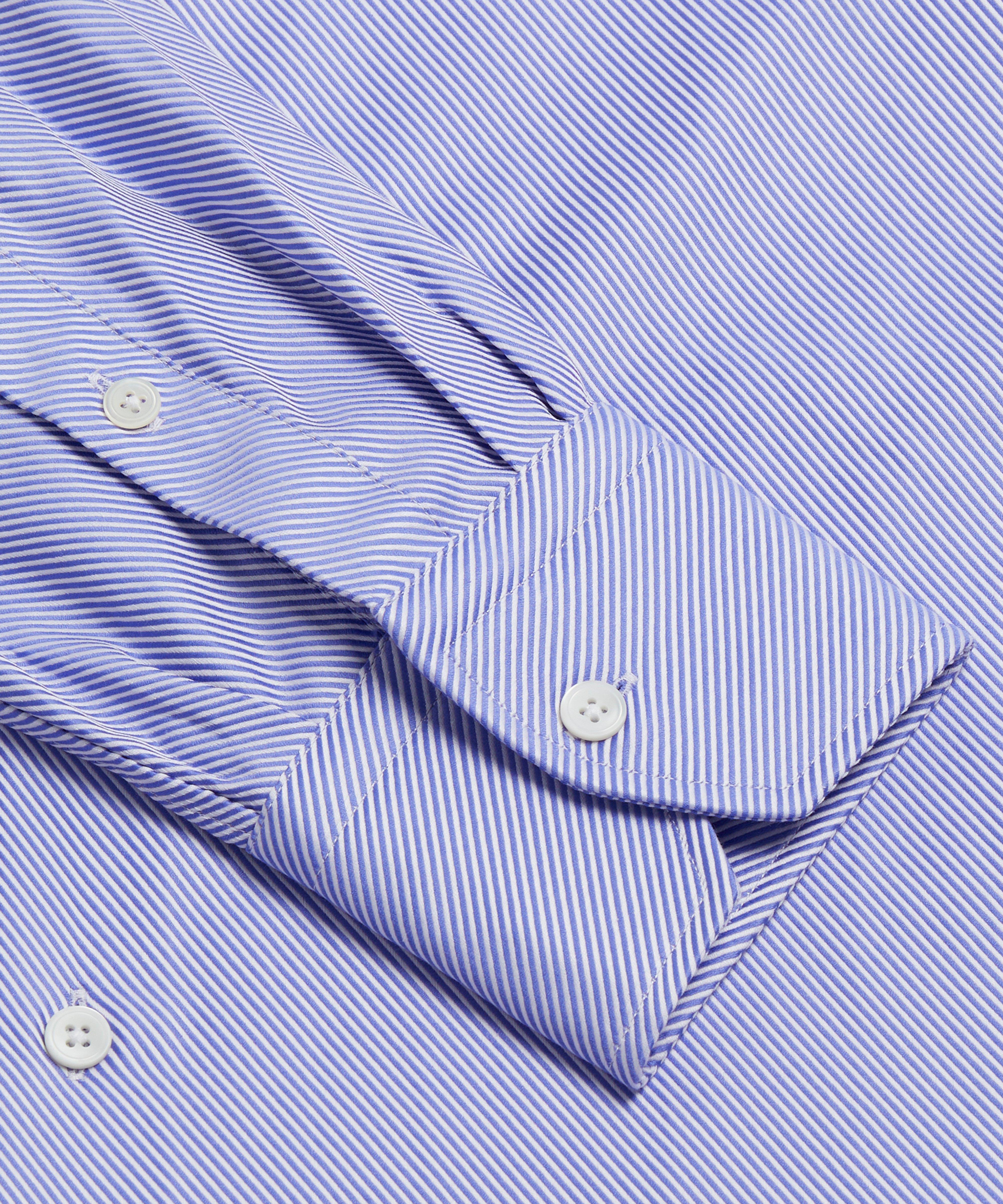 Thomas Pink Classic Fit Formal Jacquard Stripe Shirt-MALFORD OF LONDON SAVILE ROW MENSWEAR OUTLET