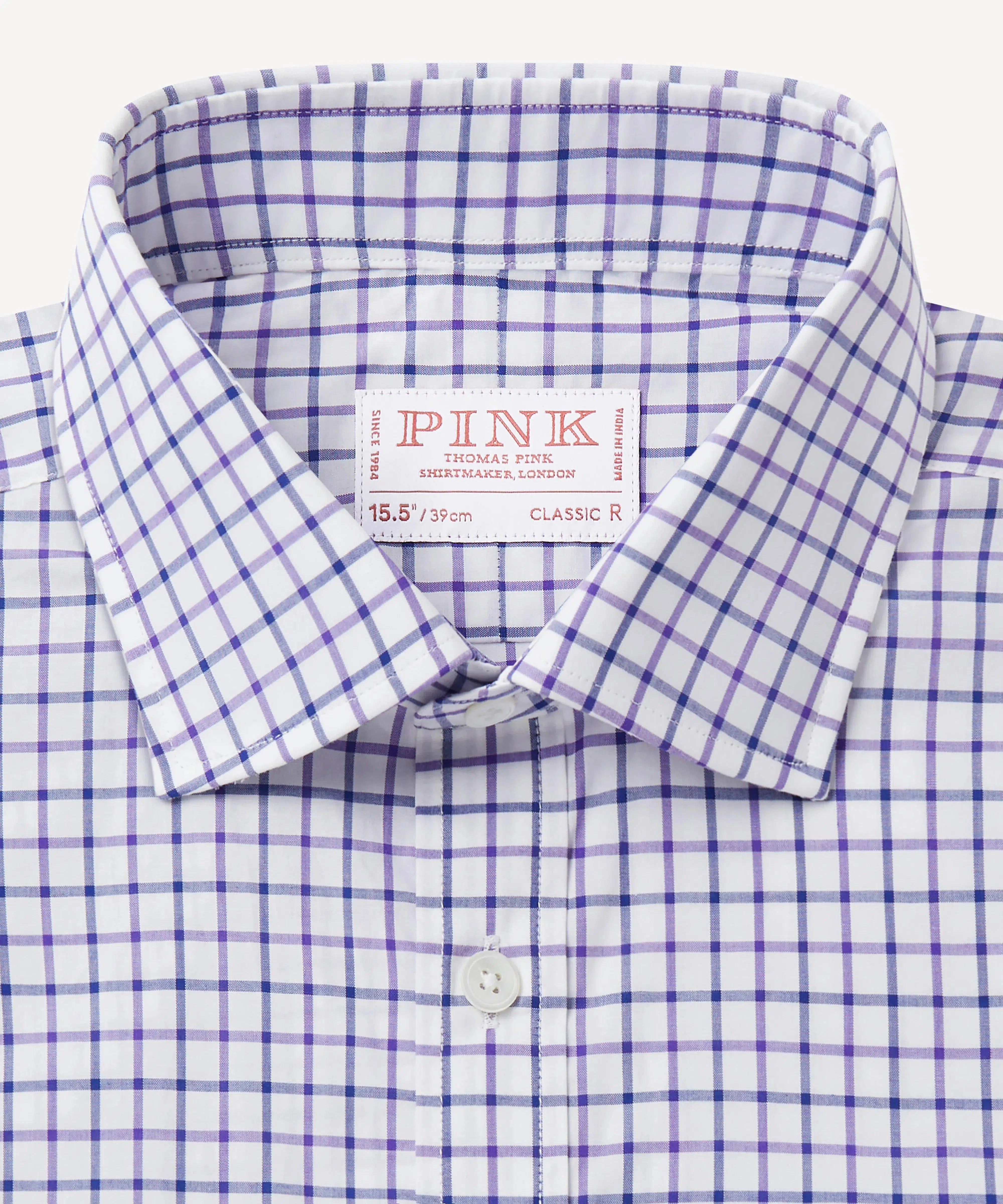 Thomas Pink Classic Fit Formal Multi Check Shirt-MALFORD OF LONDON SAVILE ROW MENSWEAR OUTLET