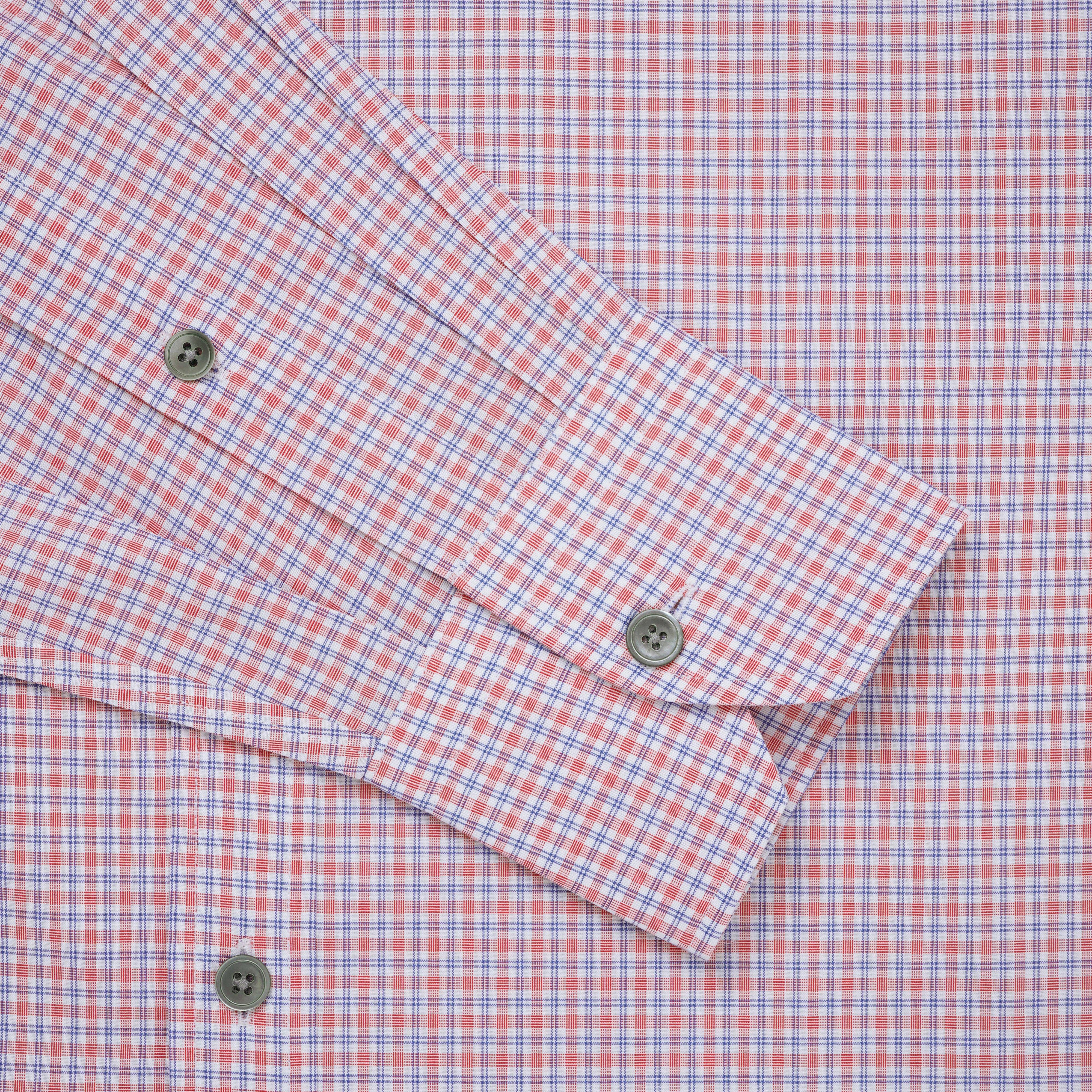 Thomas Pink Classic Fit Formal Multi Graph Check Shirt-MALFORD OF LONDON SAVILE ROW MENSWEAR OUTLET