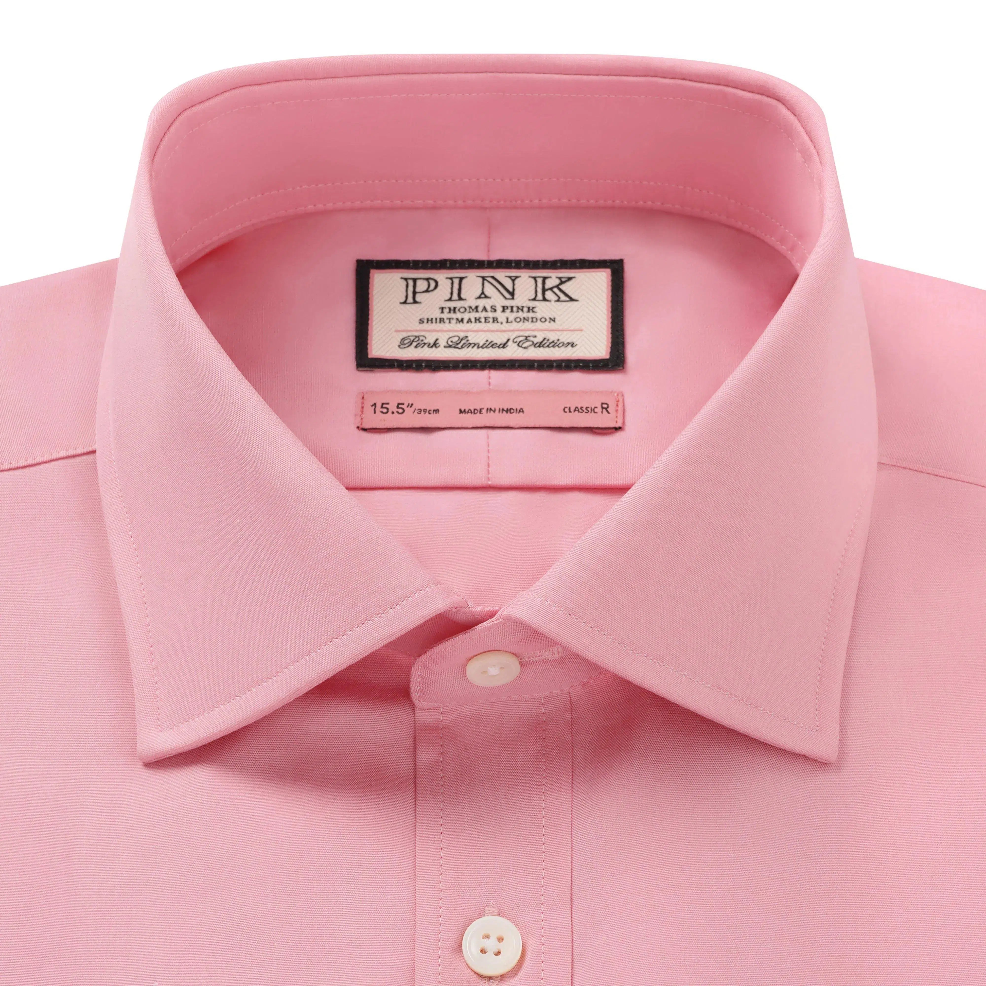 Thomas Pink Classic Fit Formal Ramses Poplin Shirt-MALFORD OF LONDON SAVILE ROW MENSWEAR OUTLET