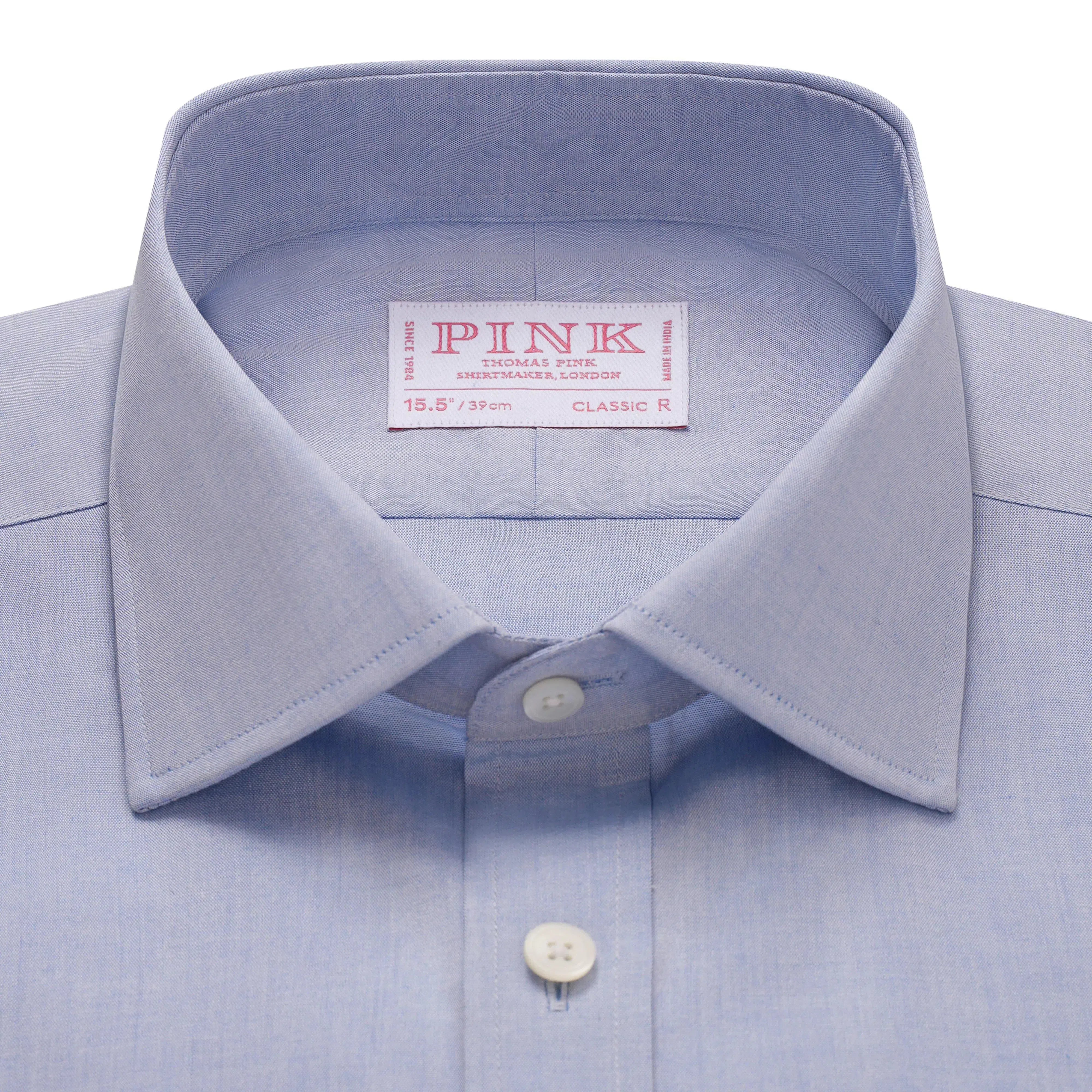 Thomas Pink Classic Fit Formal Splendor Solid Shirt-MALFORD OF LONDON SAVILE ROW MENSWEAR OUTLET