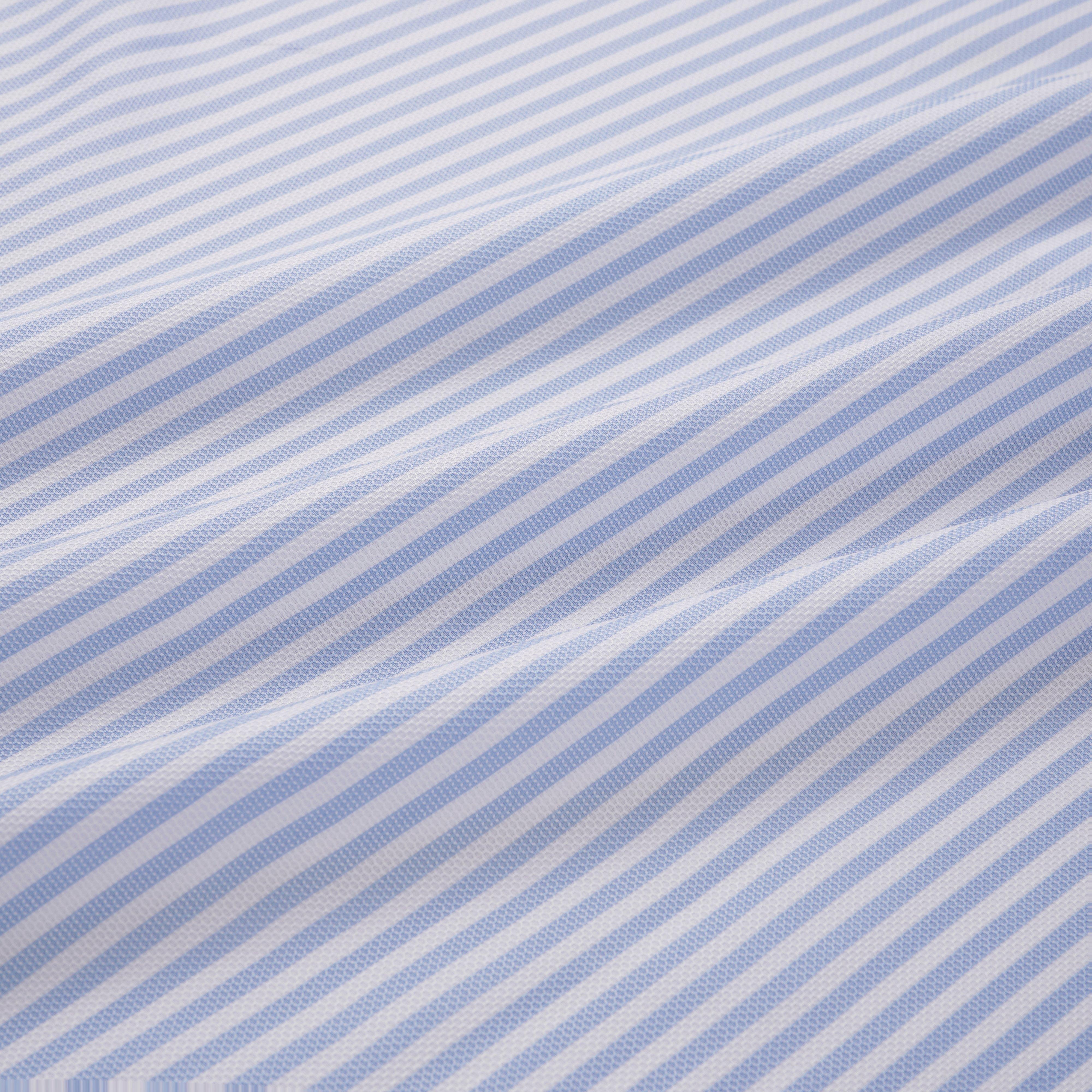 Thomas Pink Classic Fit Formal Striped Dobby Shirt-MALFORD OF LONDON SAVILE ROW MENSWEAR OUTLET