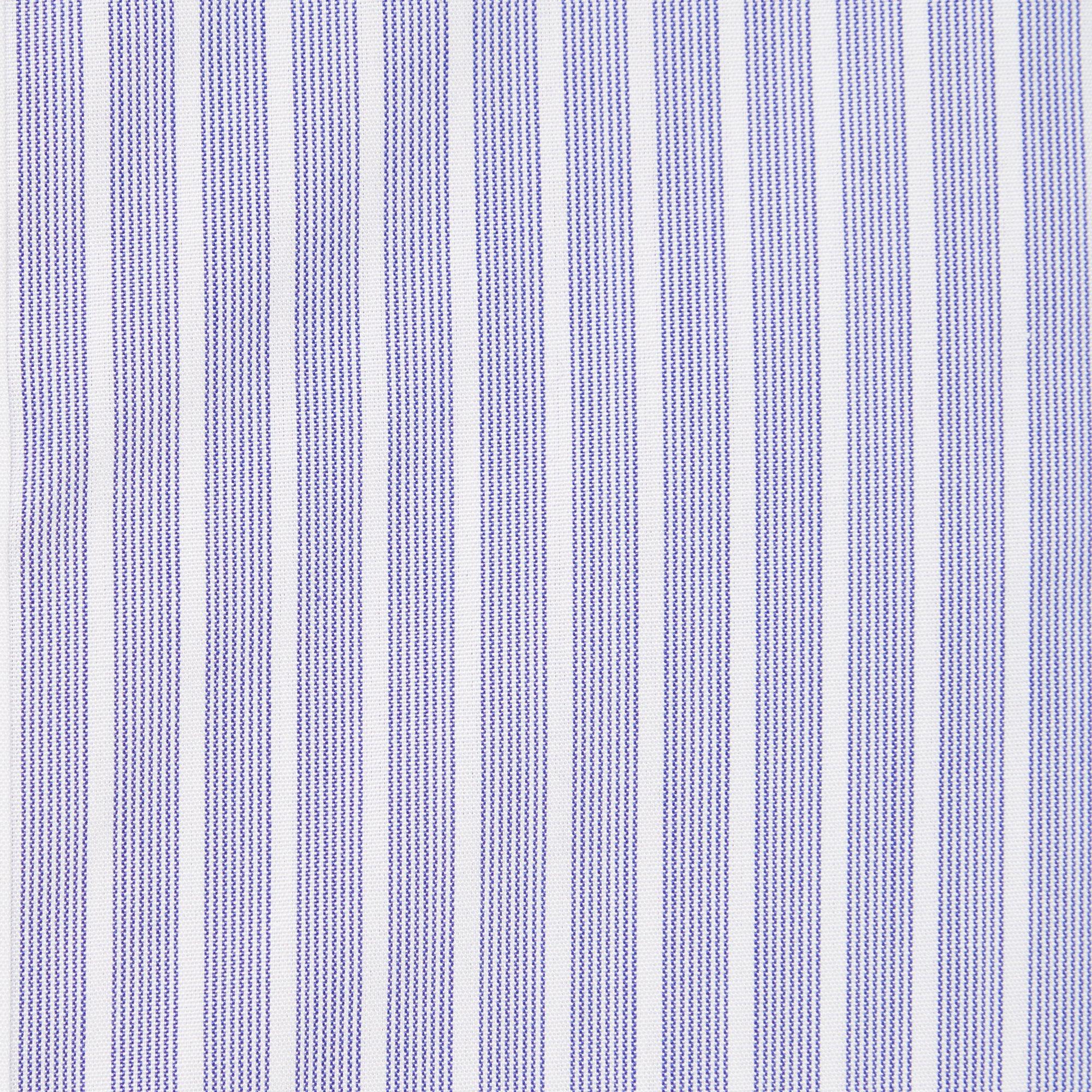 Thomas Pink Classic Fit Formal Superior Broken Stripe Shirt Blue/White-MALFORD OF LONDON SAVILE ROW MENSWEAR OUTLET