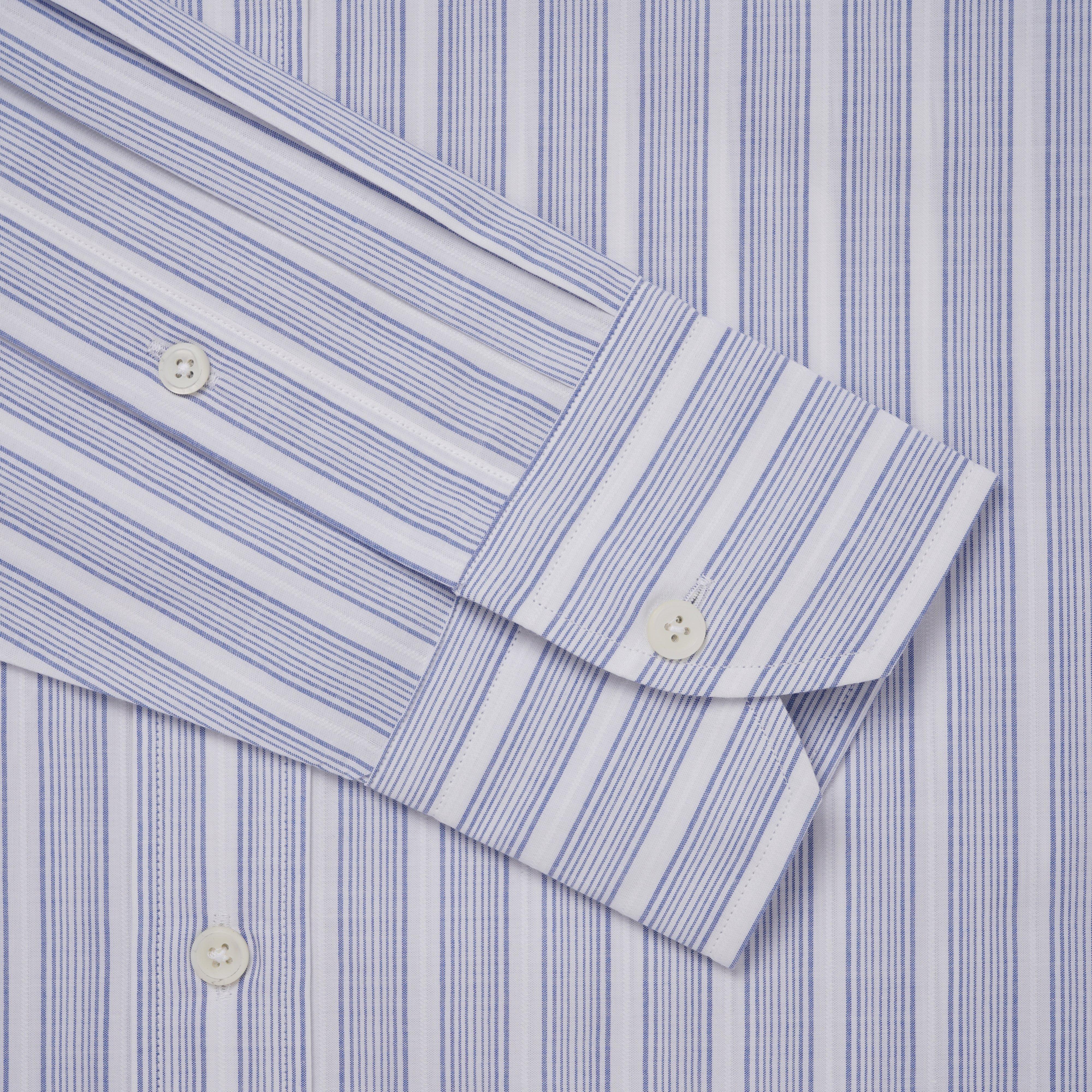 Thomas Pink Classic Fit Smart Casual Barre Stripe Shirt-MALFORD OF LONDON SAVILE ROW MENSWEAR OUTLET